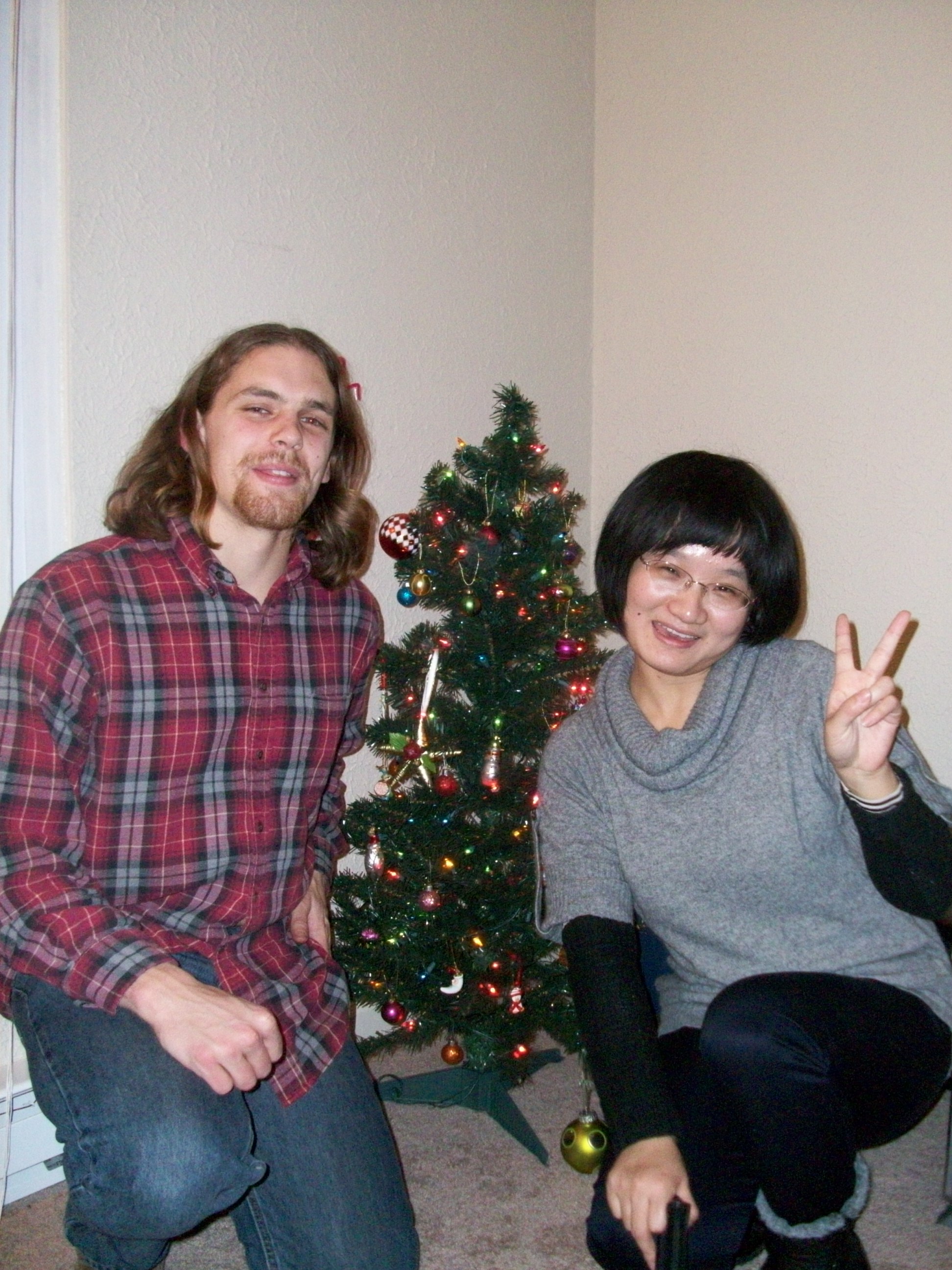 Me with my friend 婷婷