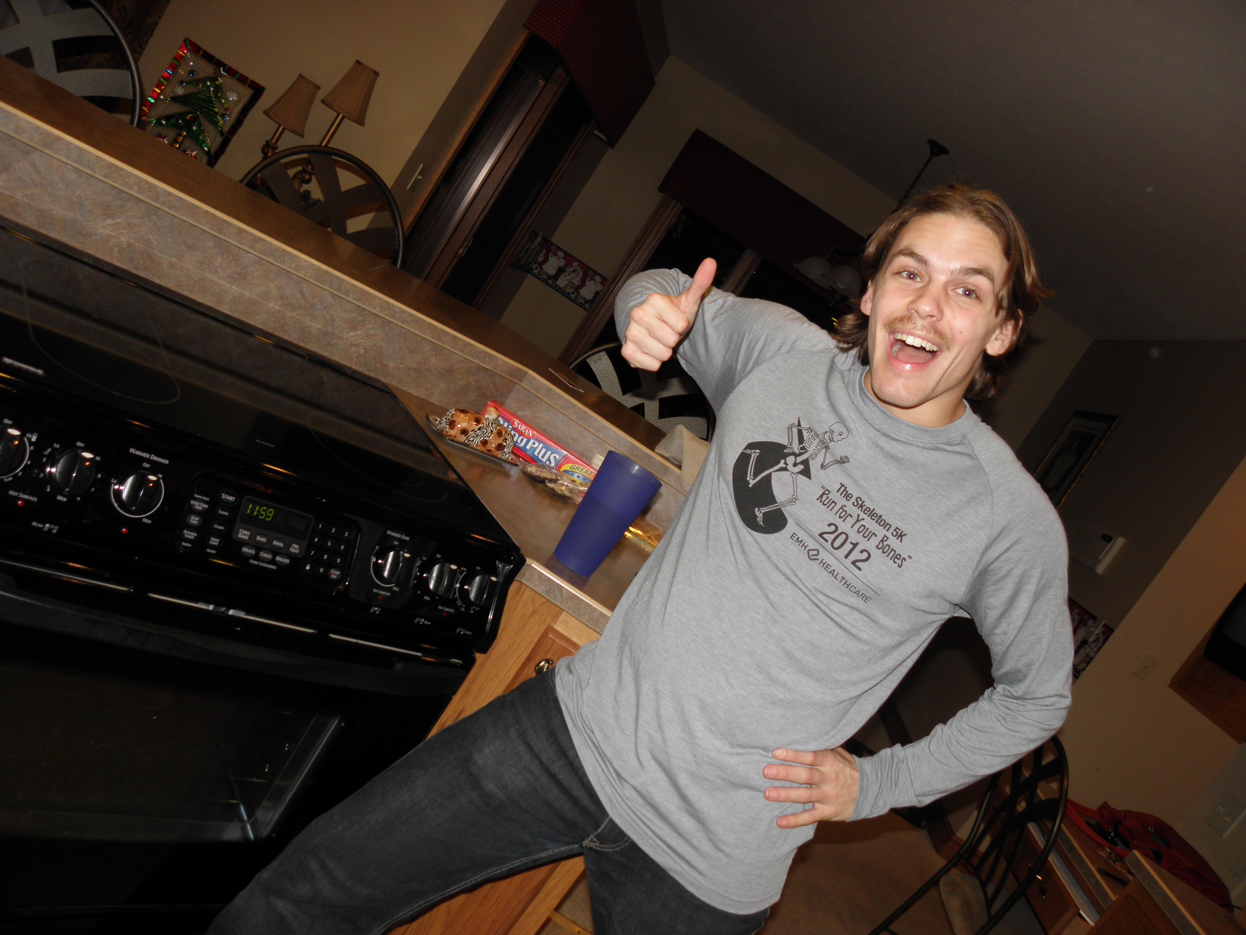 Still looking young and fit at twenty four years old right before midnight.