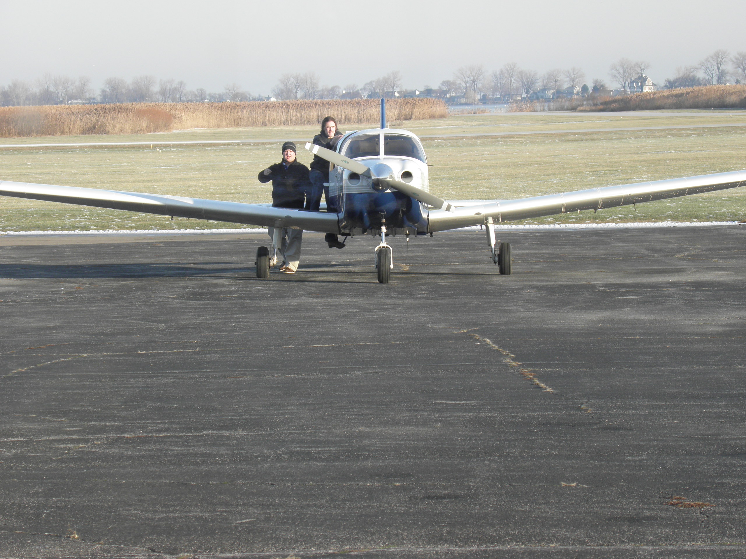 A few days later the weather was nice enough to take my flying lesson.