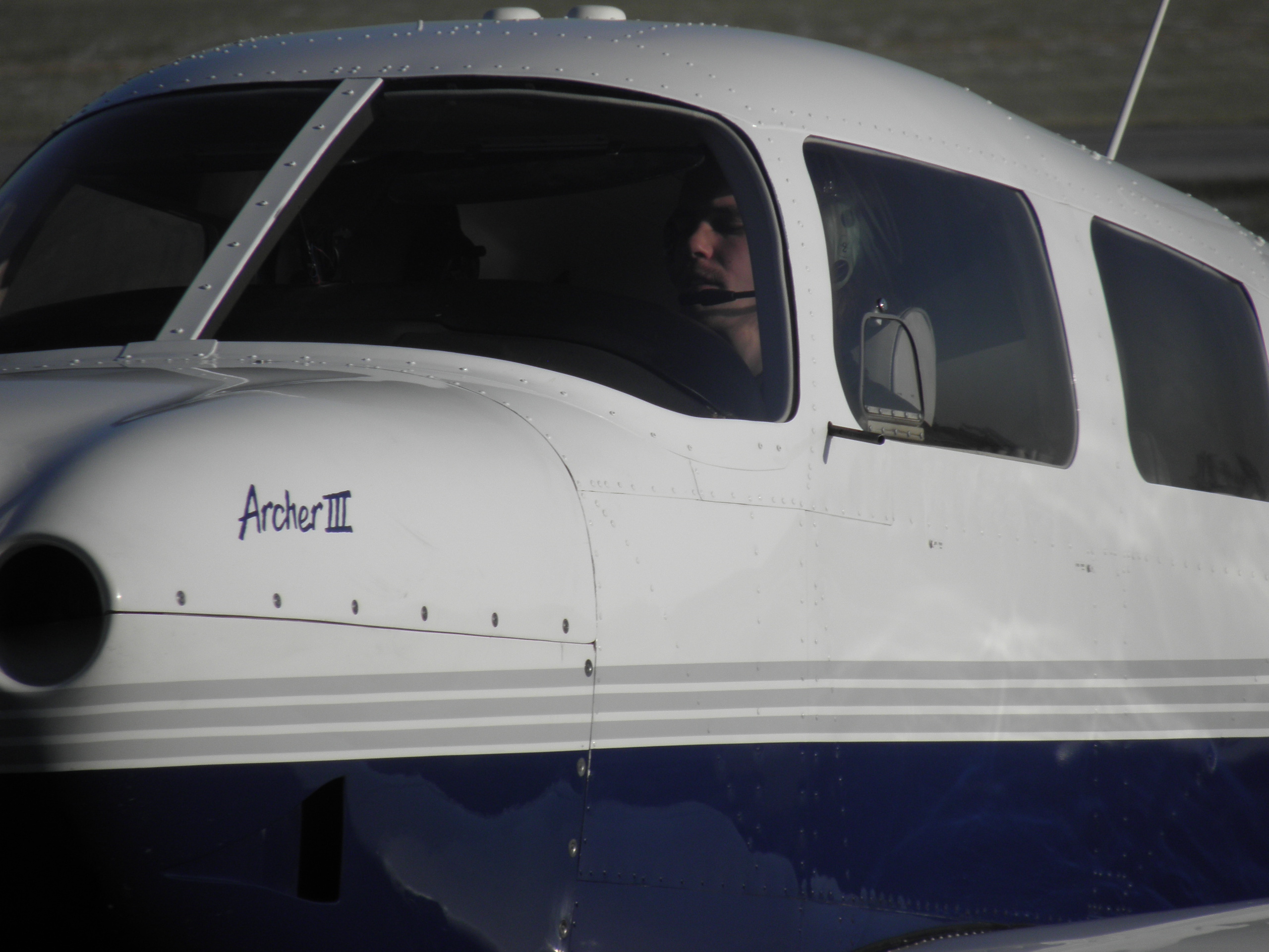 I was the pilot, and even did the take off myself.