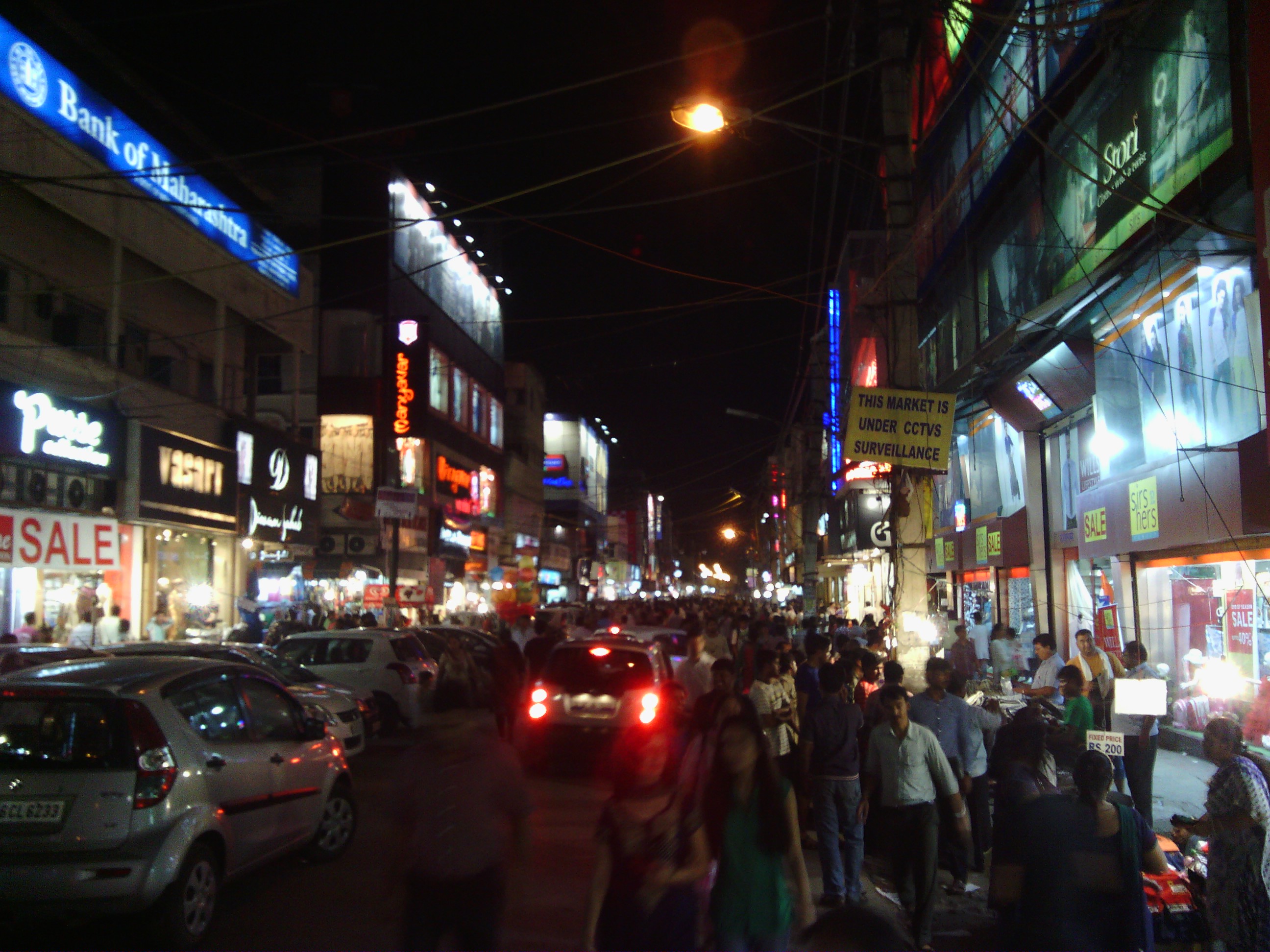 The shop street near our hotel