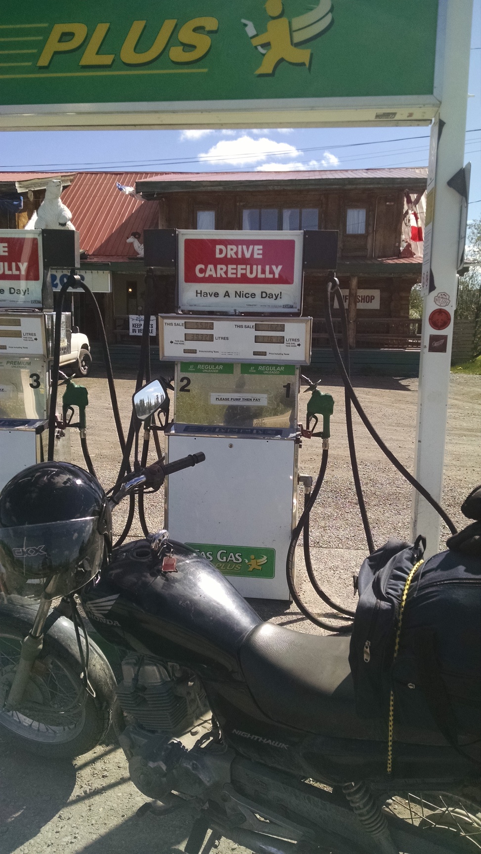 Signage on Canadian gas pumps is so much more friendly.