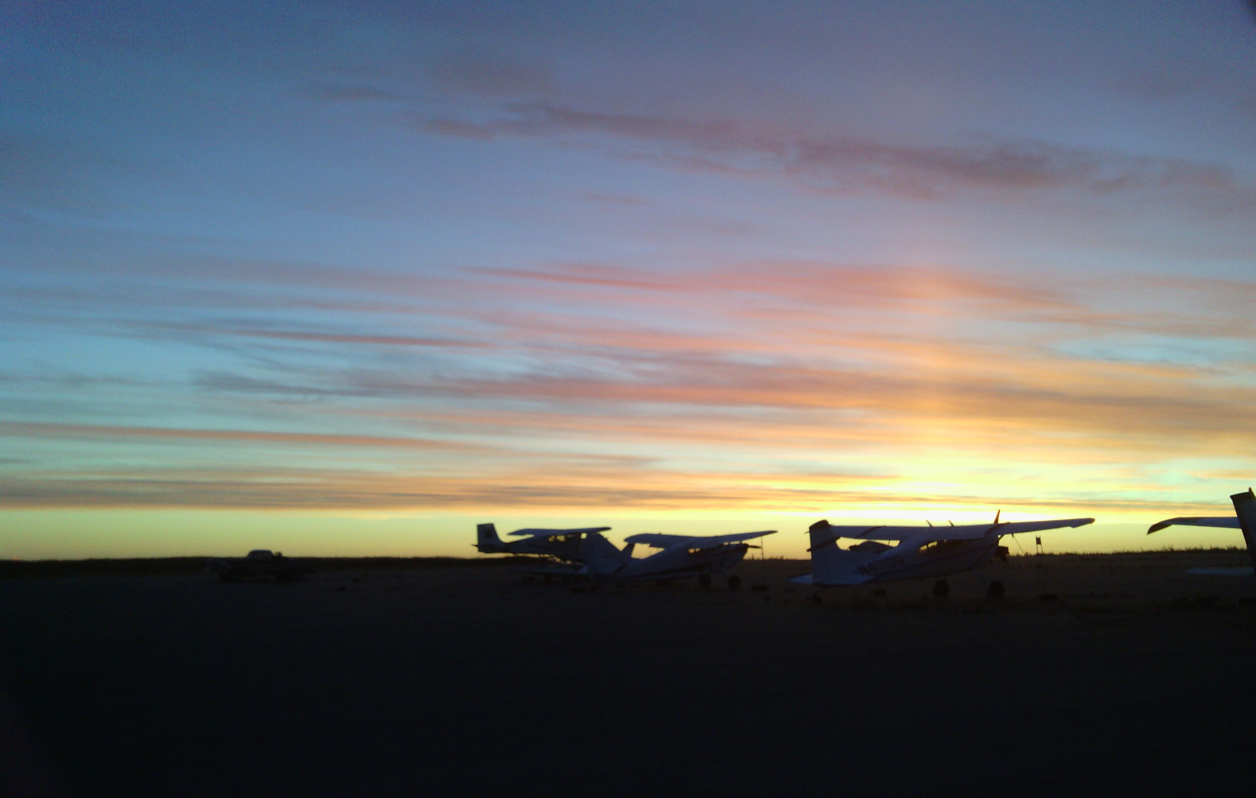 Another sunrise over the airport