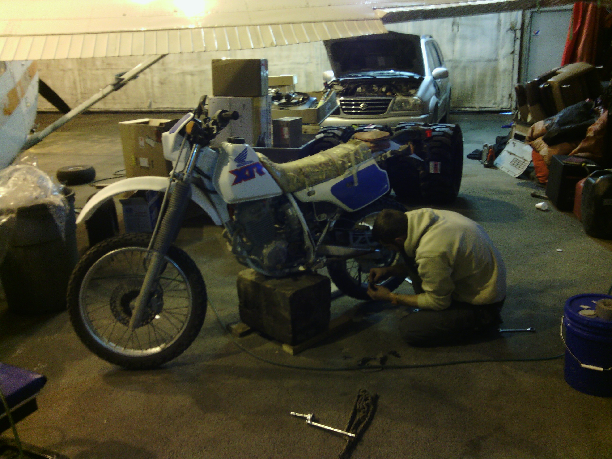 Putting the properly sized chain on the bike