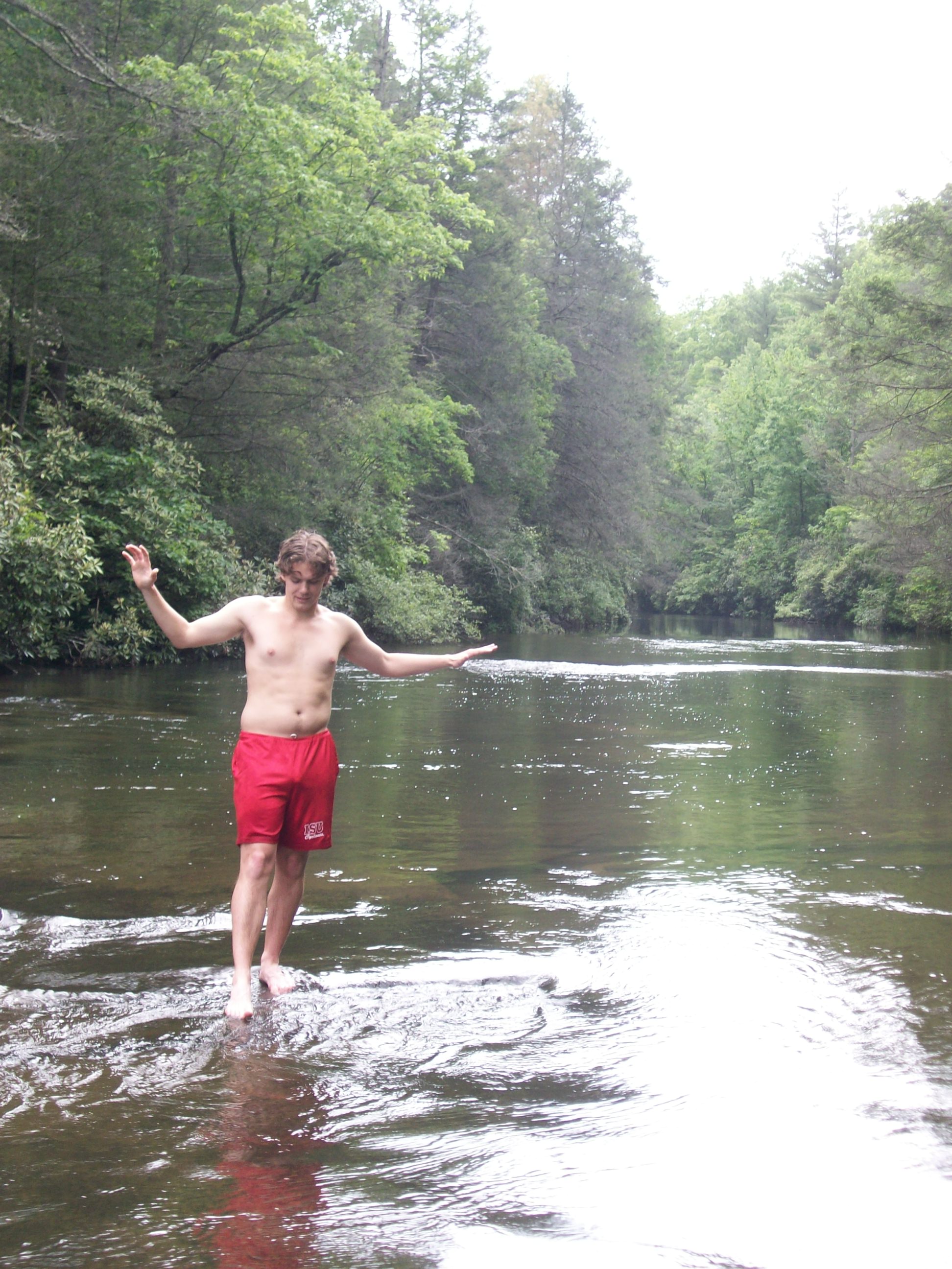 Me walking on water