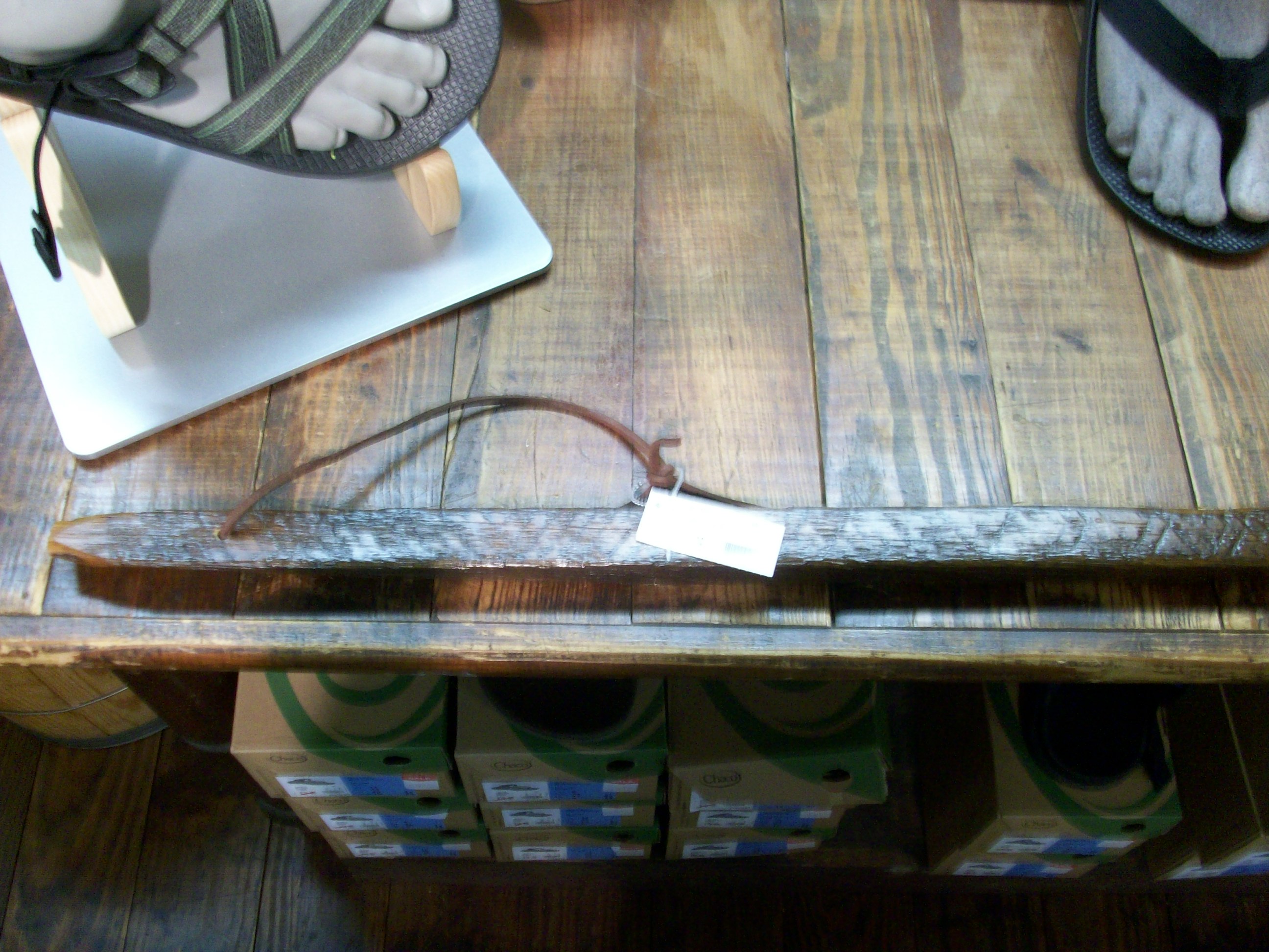 And there was no shortage of stores trying to capitalize on the hippie culture. This piece of scrap wood is for sale as a walking stick for $8.00 !!