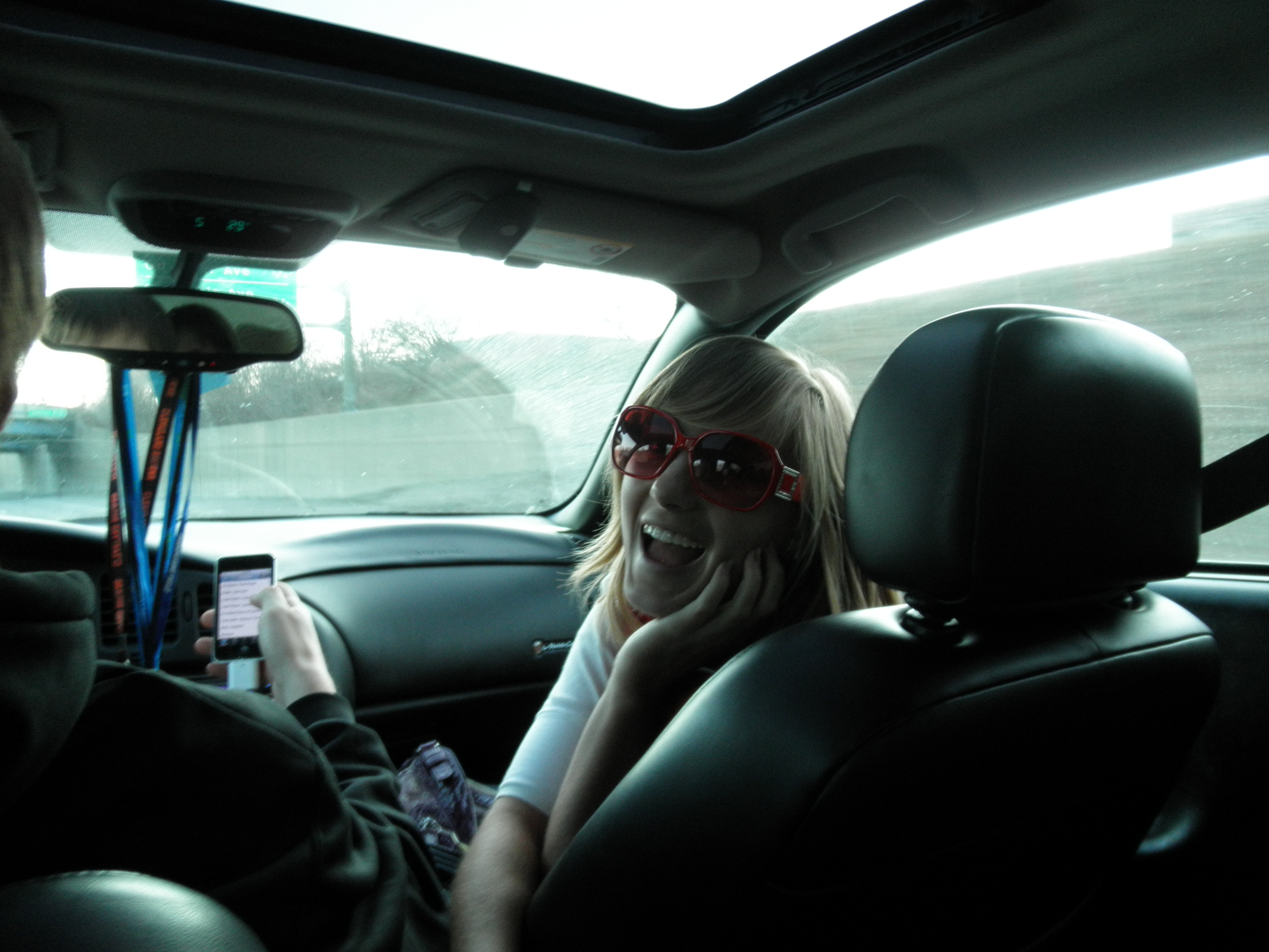 Getting ready to leave in John&rsquo;s mustardmobile