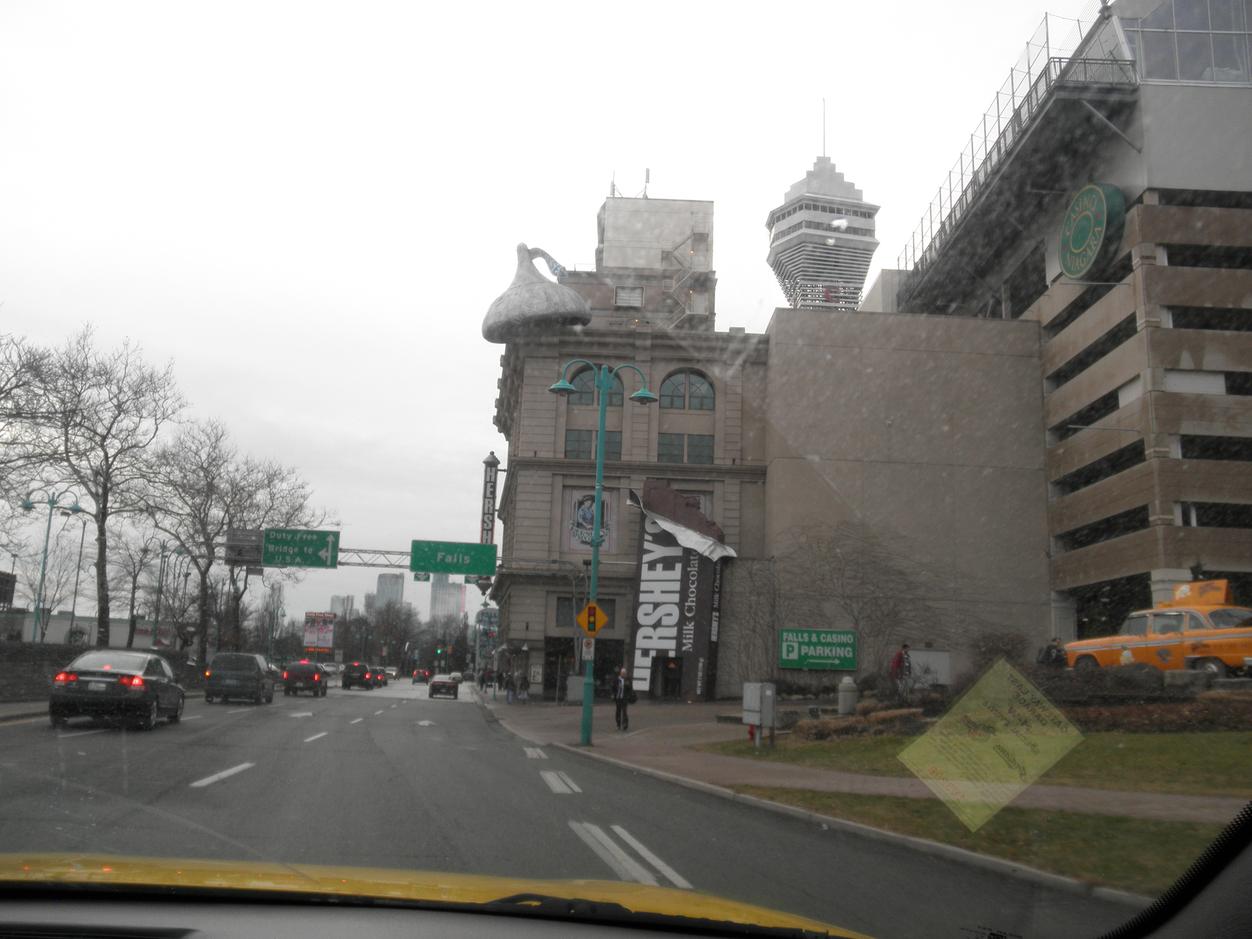 Entering Niagara Falls
