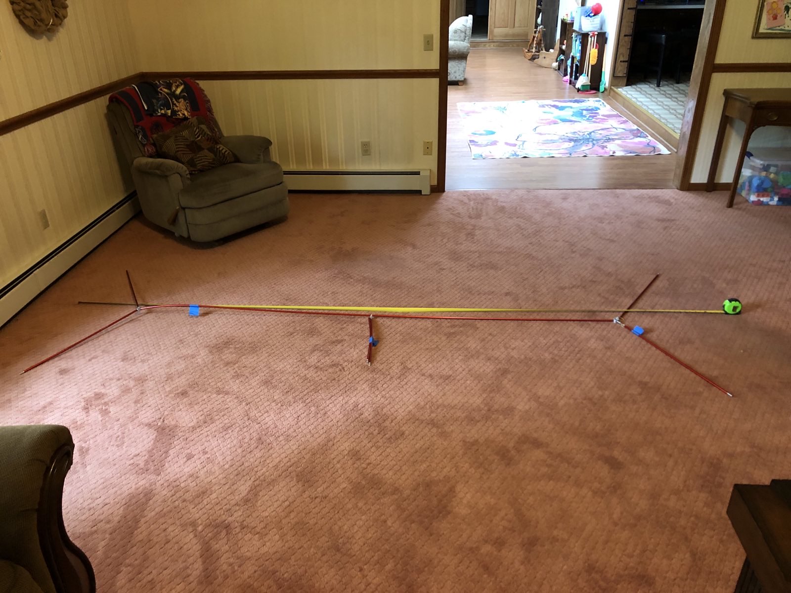 Measuring the entire pole set