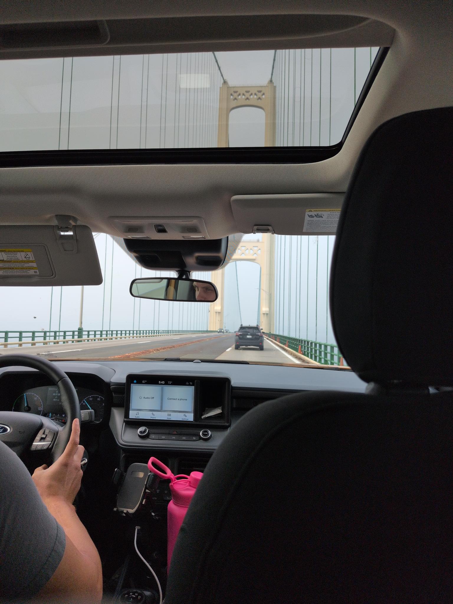 Forest&rsquo;s pic of the Macinac Bridge support.