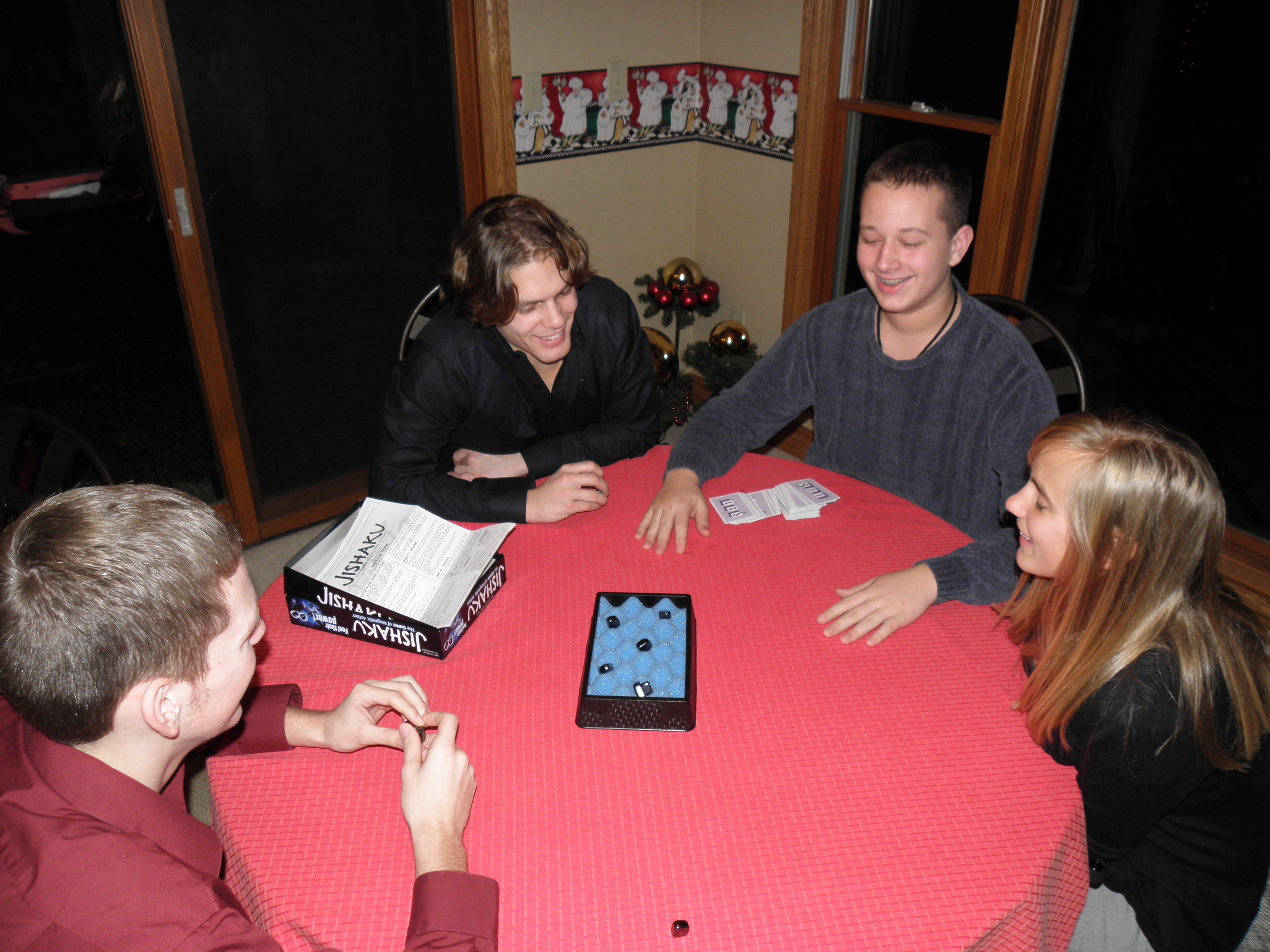 Playing Jake&rsquo;s new magnet game, Jishaku