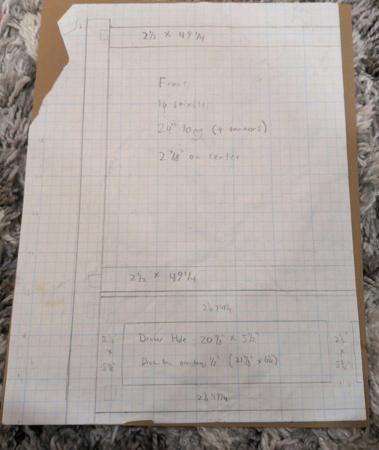 Page 4: Hand drawn plans