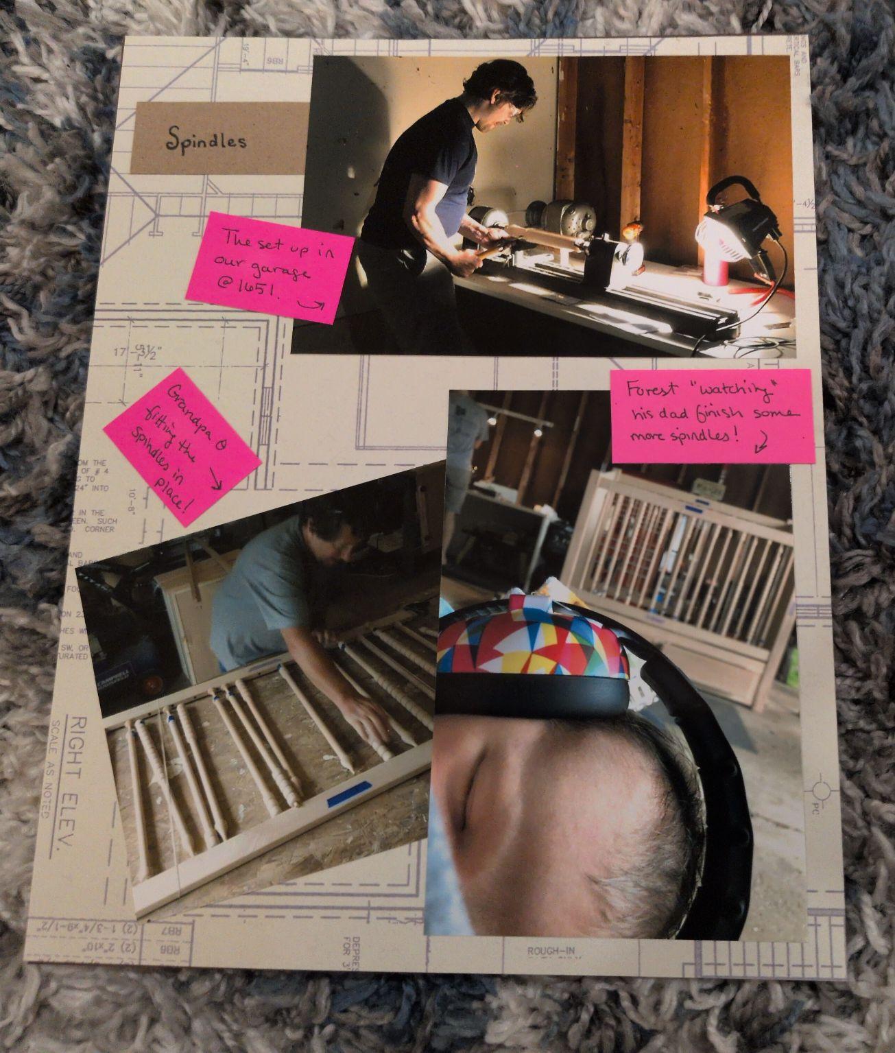 Page 13: Moved to Mike&rsquo;s lathe at our house