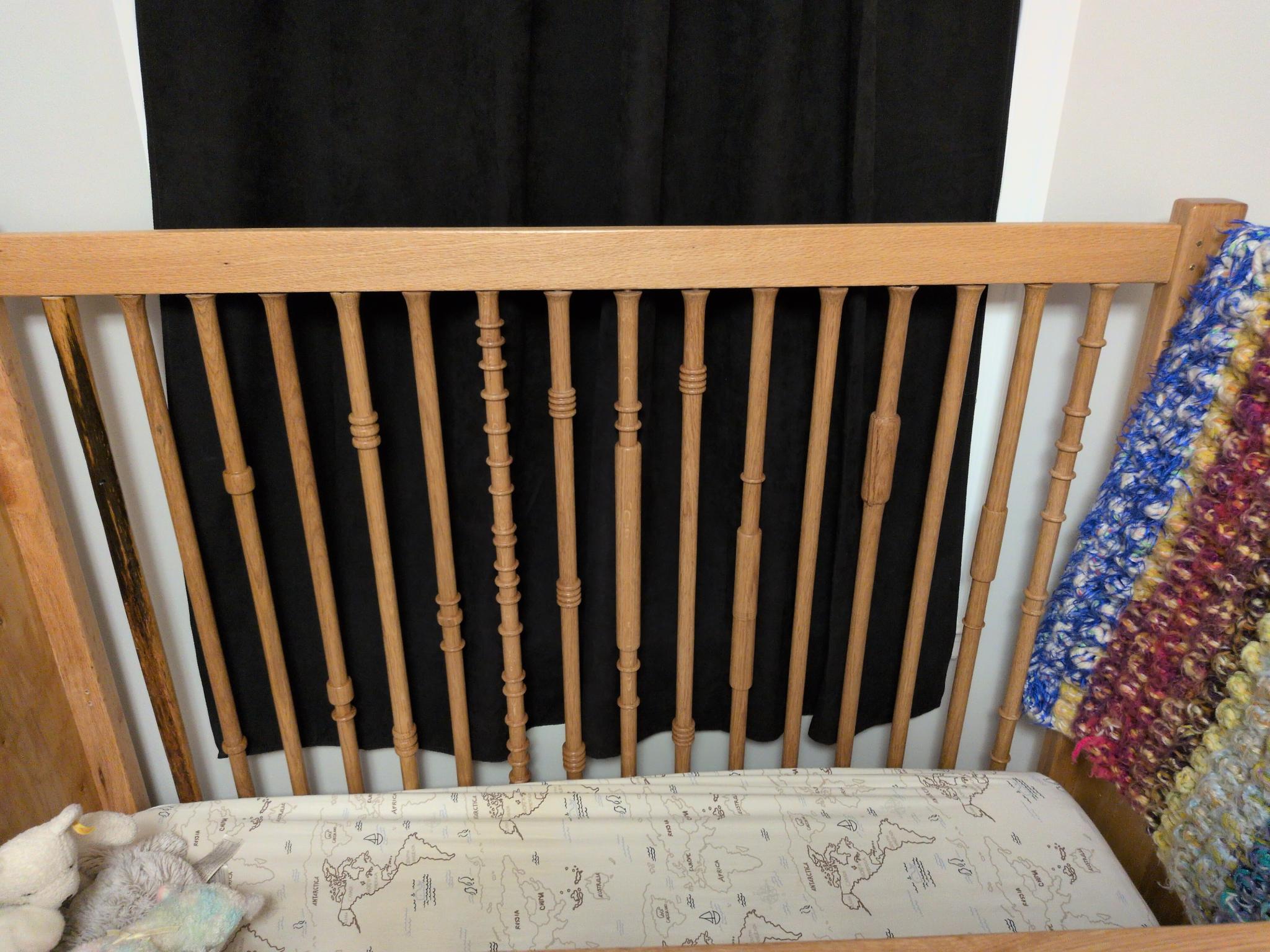 Unpainted rear spindles