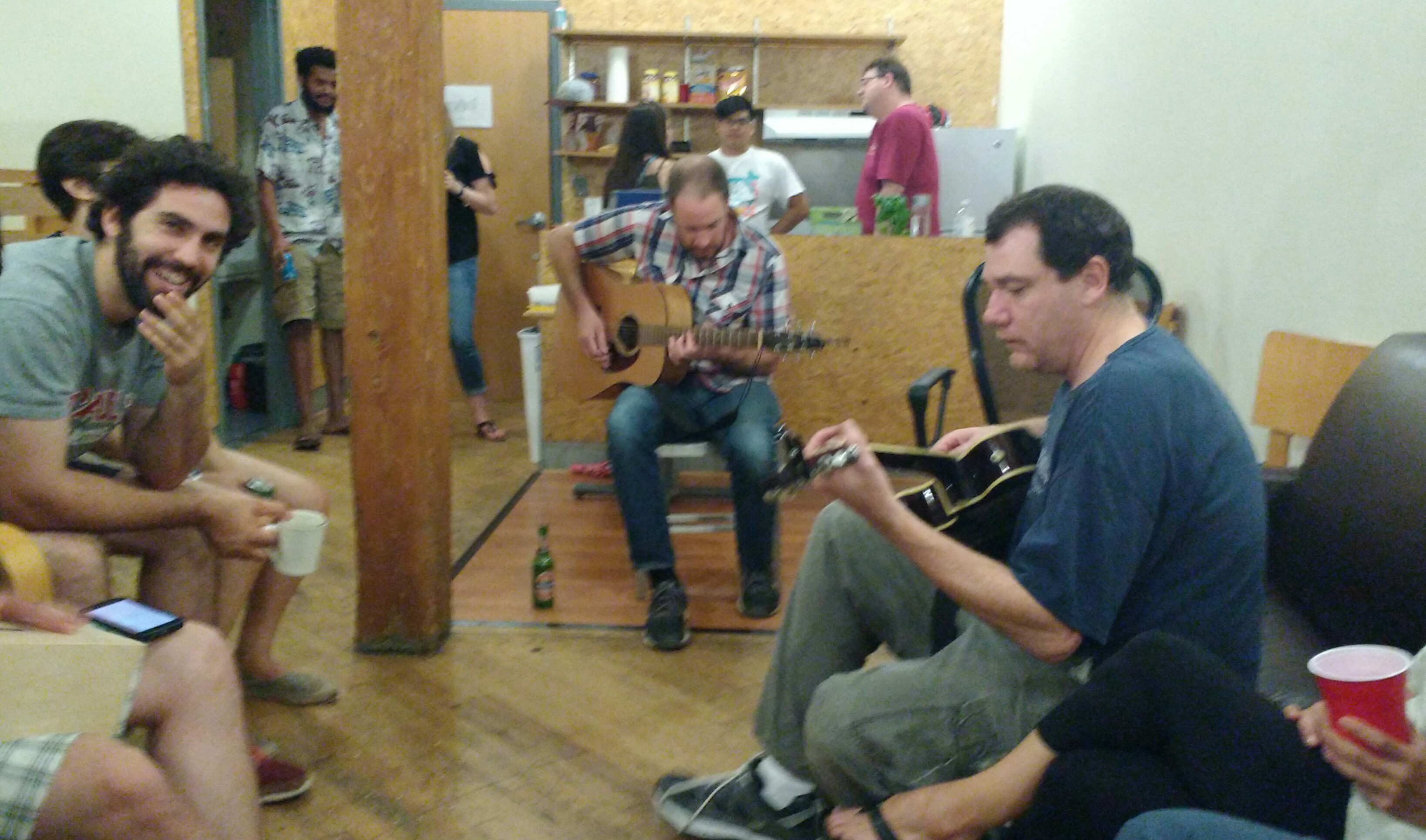 Jamming at Goodyear. TAs and married people lived here instead on McKenny