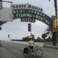 Day 1-- Santa Monica CA to Beaumont CA -- A long initiation