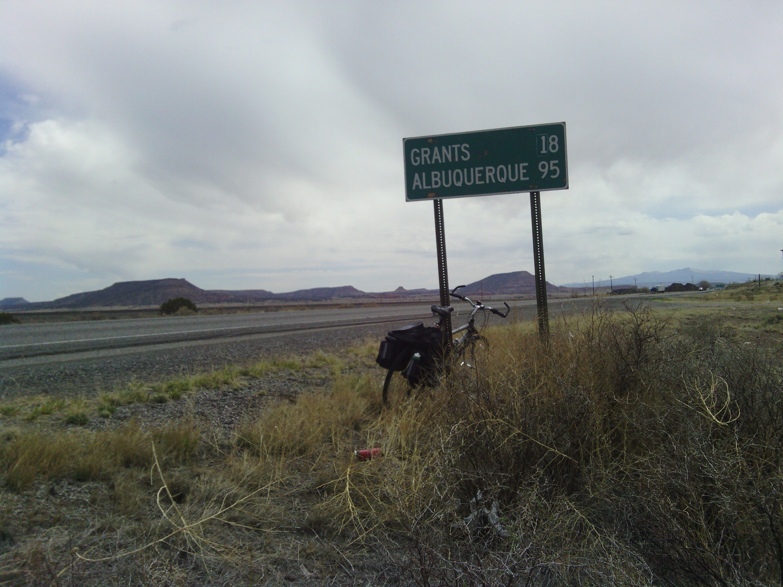I saw the first sign for Albuquerque days ago when it was 350 miles. Now it&rsquo;s double digits.