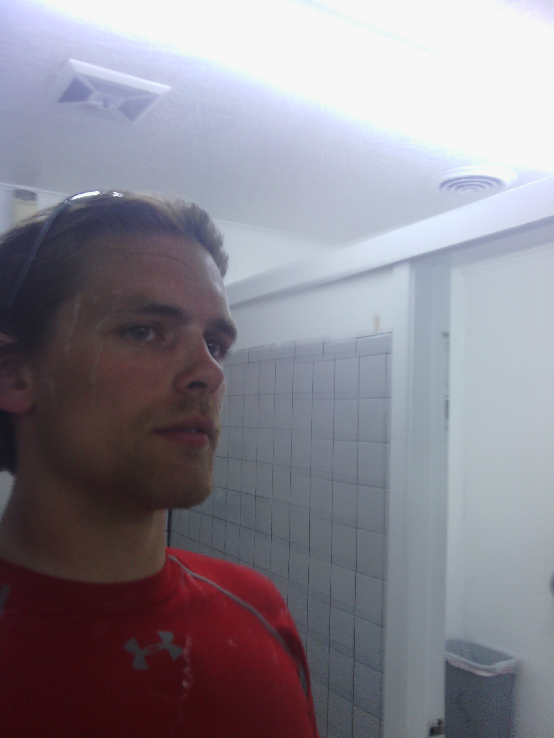 The salt really builds up on my face and shirt after a few hours of riding.