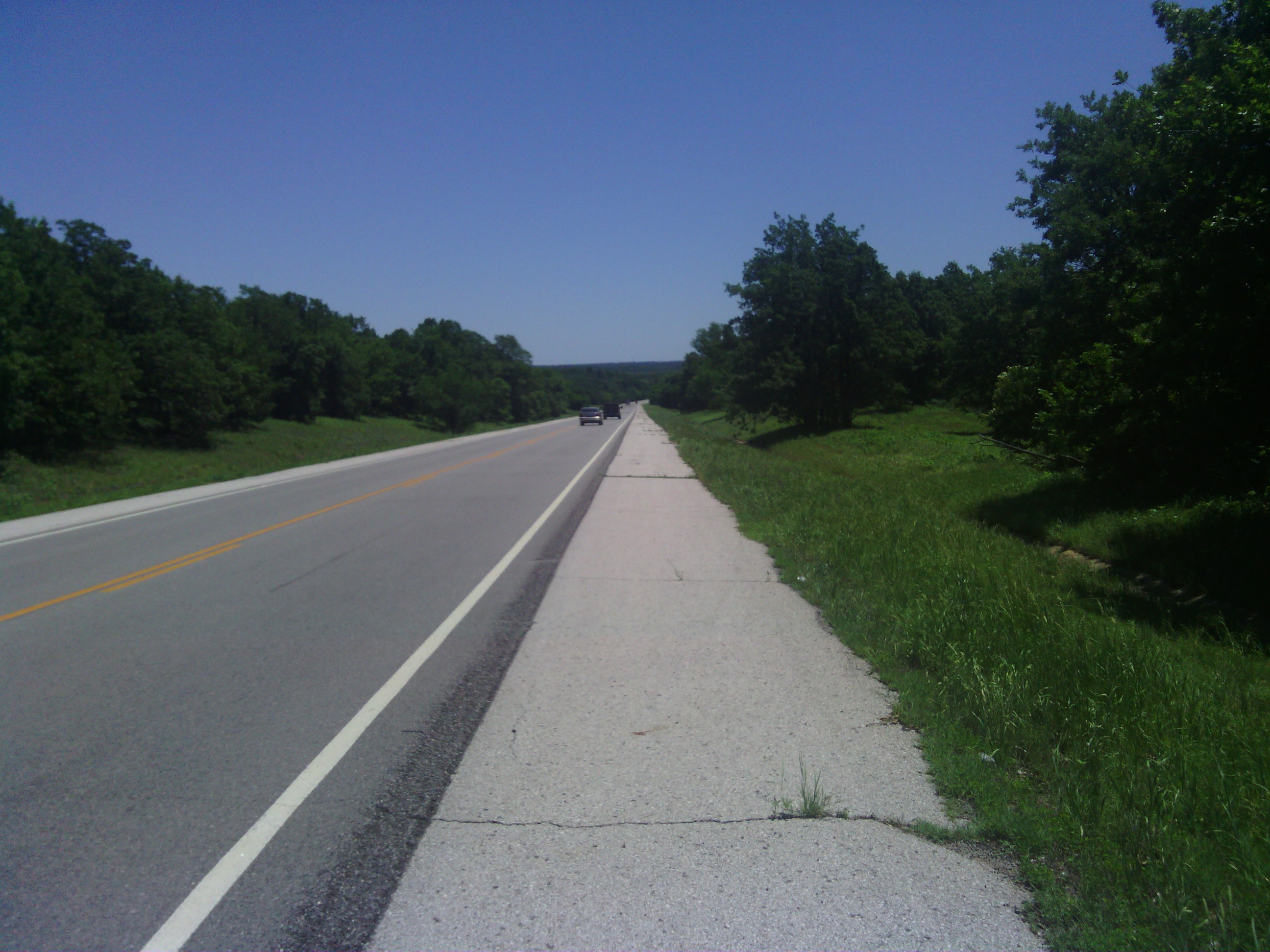 Rolling green hills