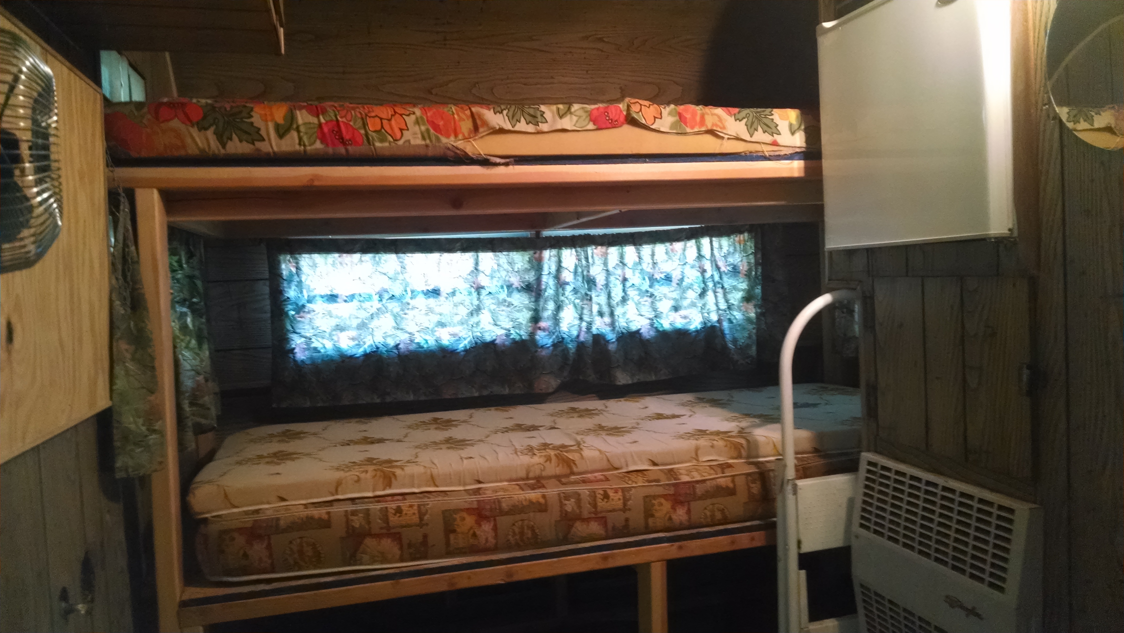 And the bed inside
