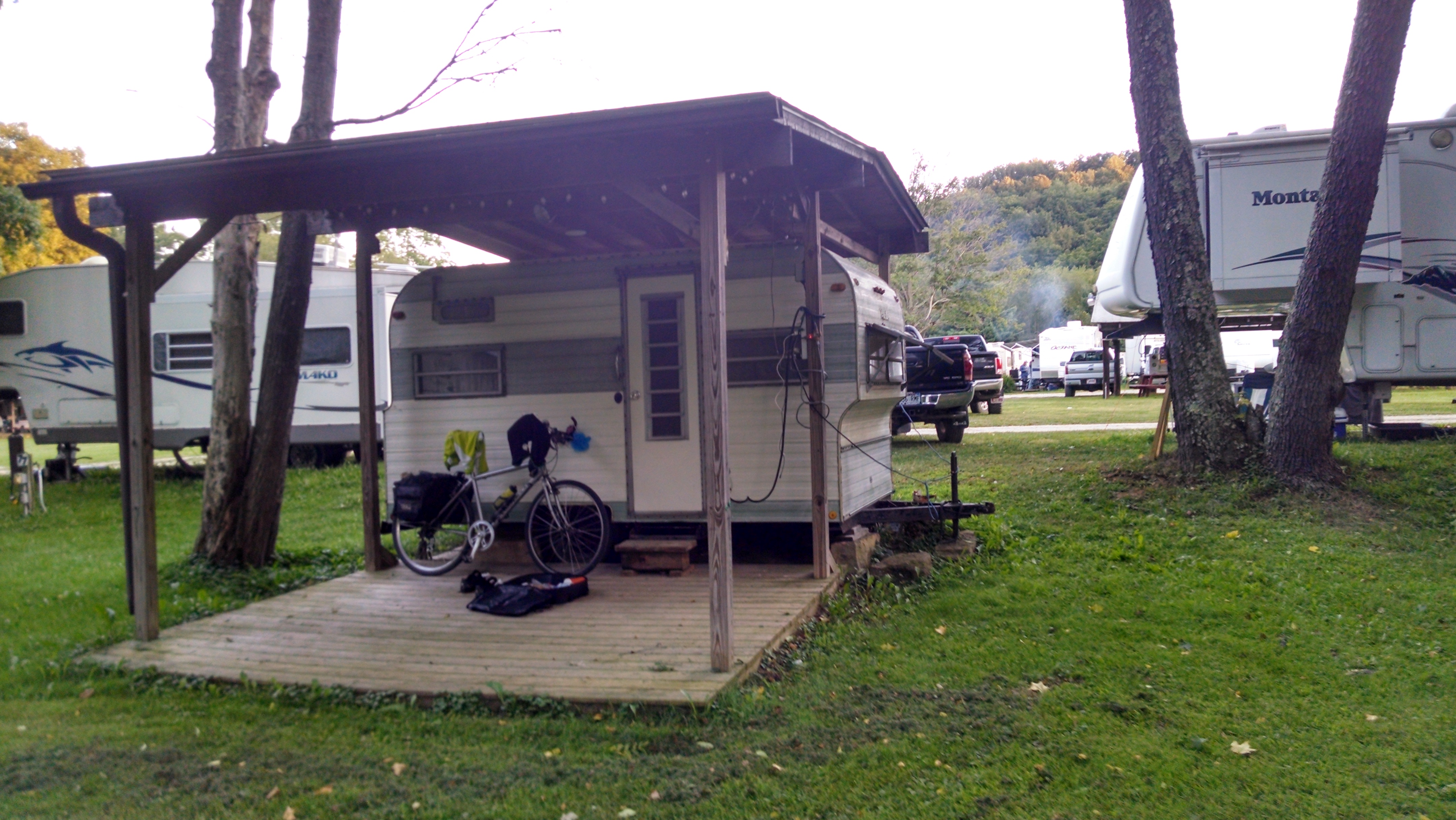The camper they let me stay in
