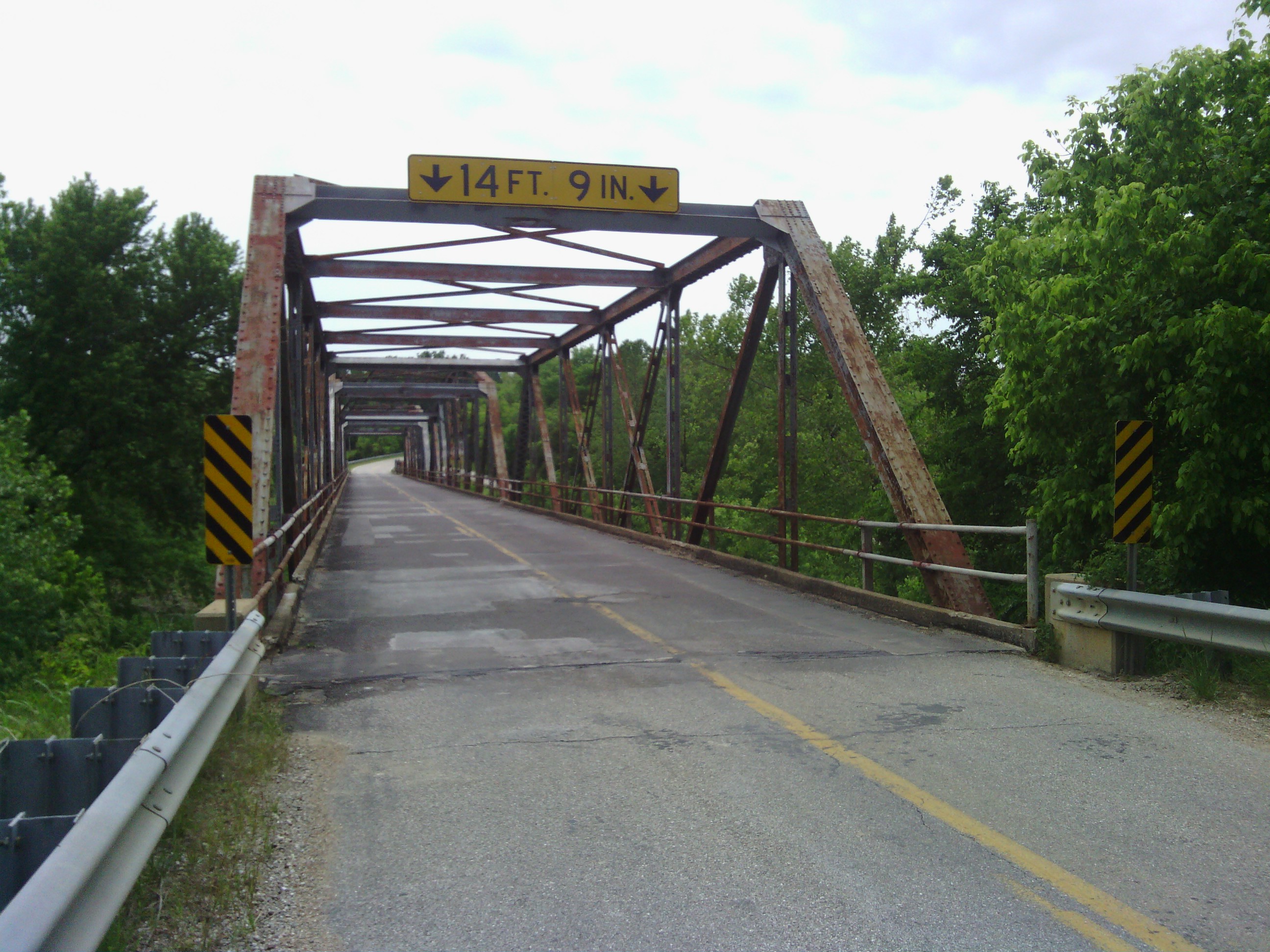 Cool bridge I crossed on the country road