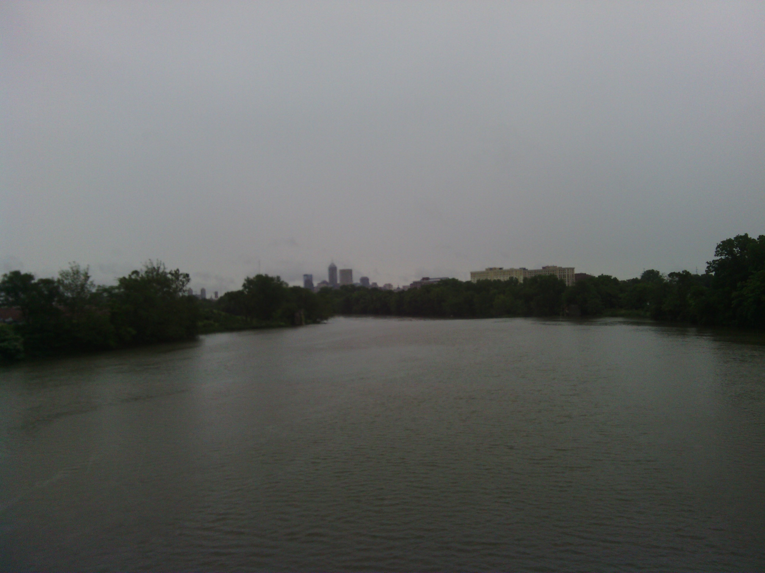 Coming into downtown Indy