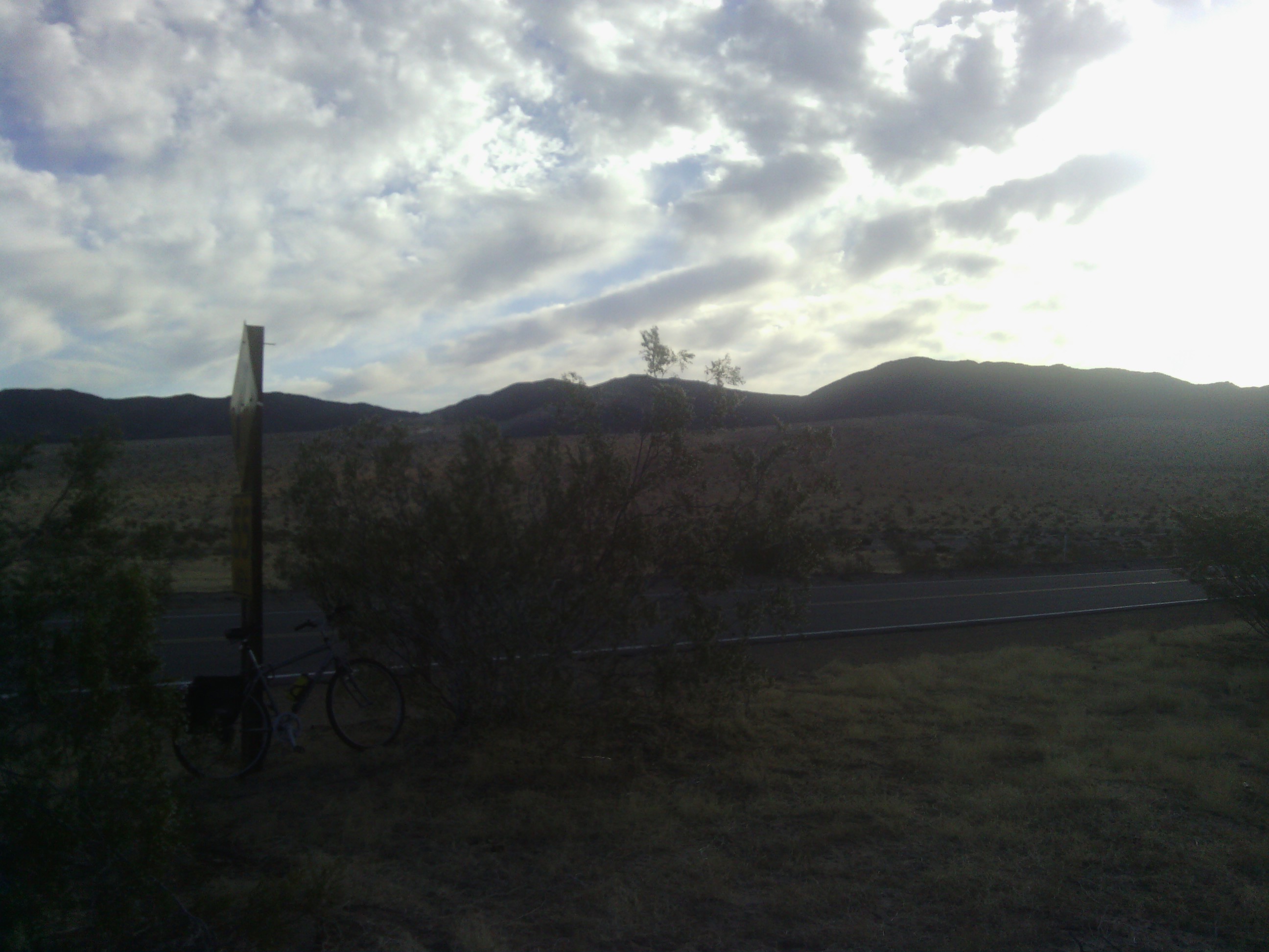 The view from my camp site