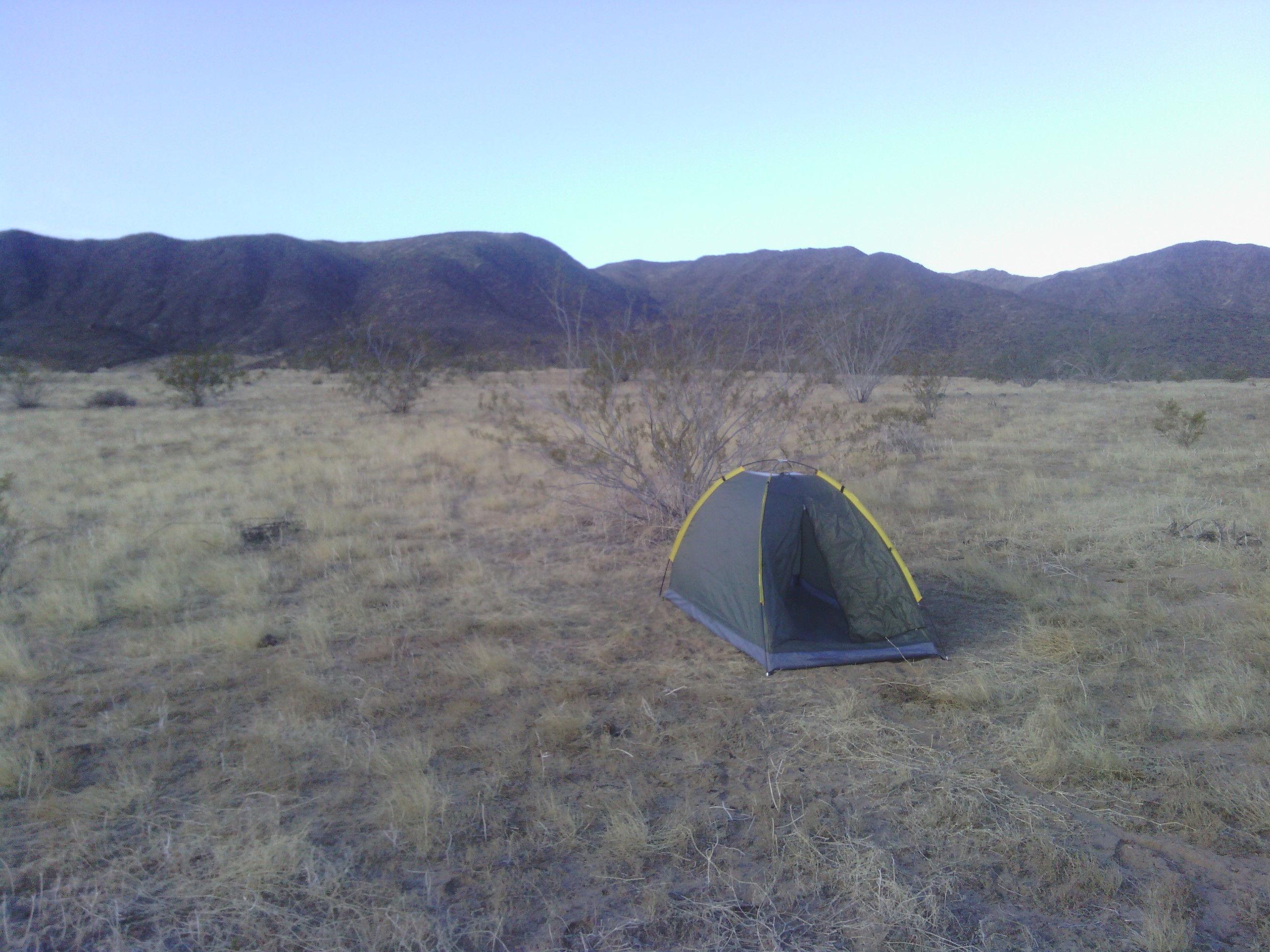 Where I slept