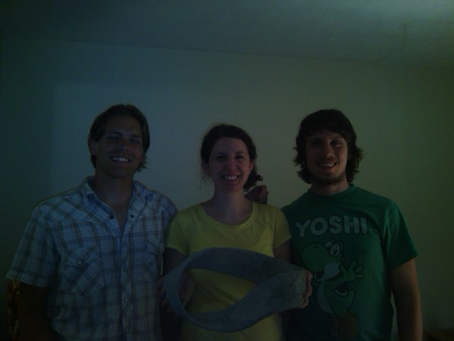 The three of us with the cement Mobius strip