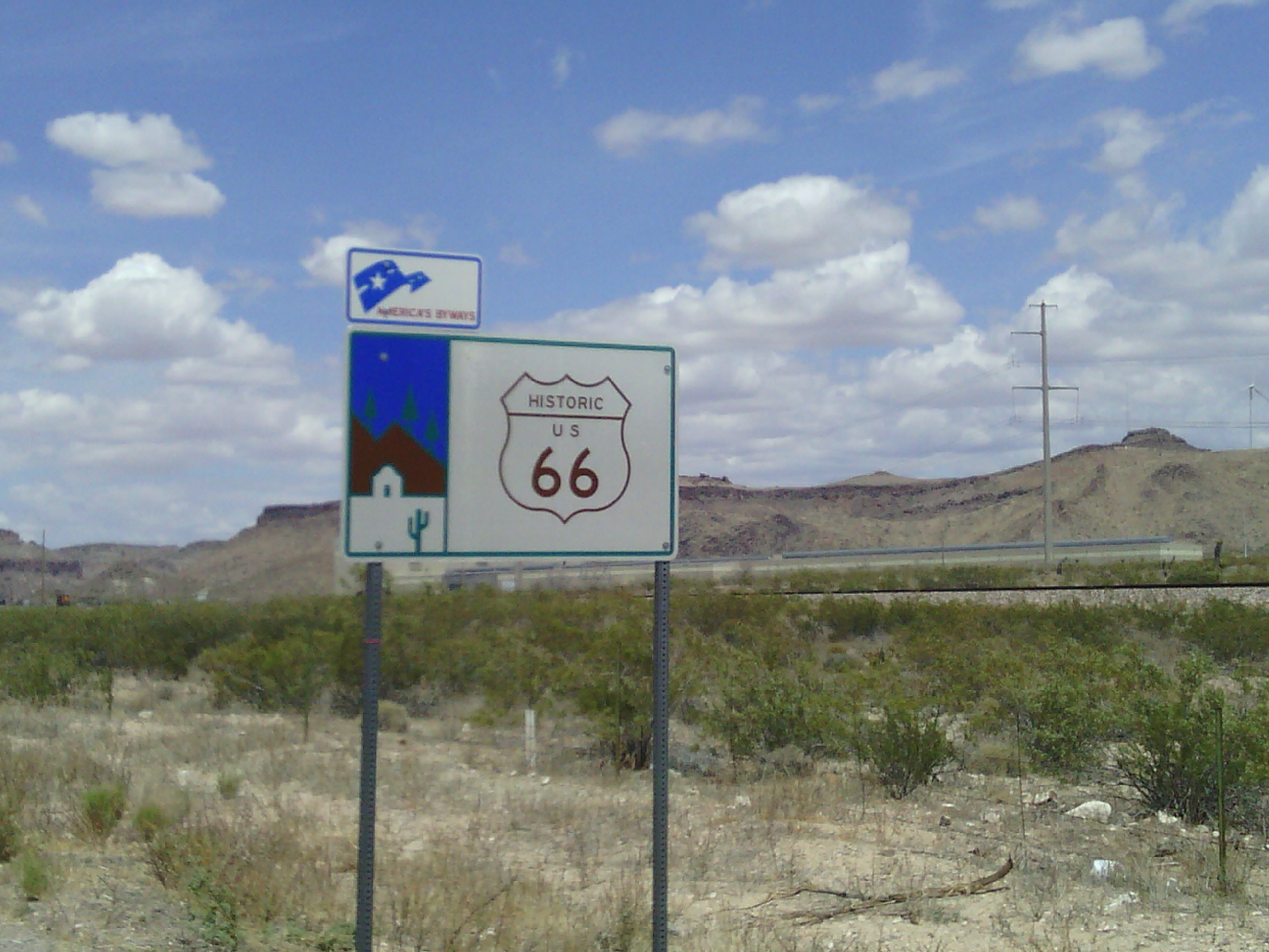 Back on the route.