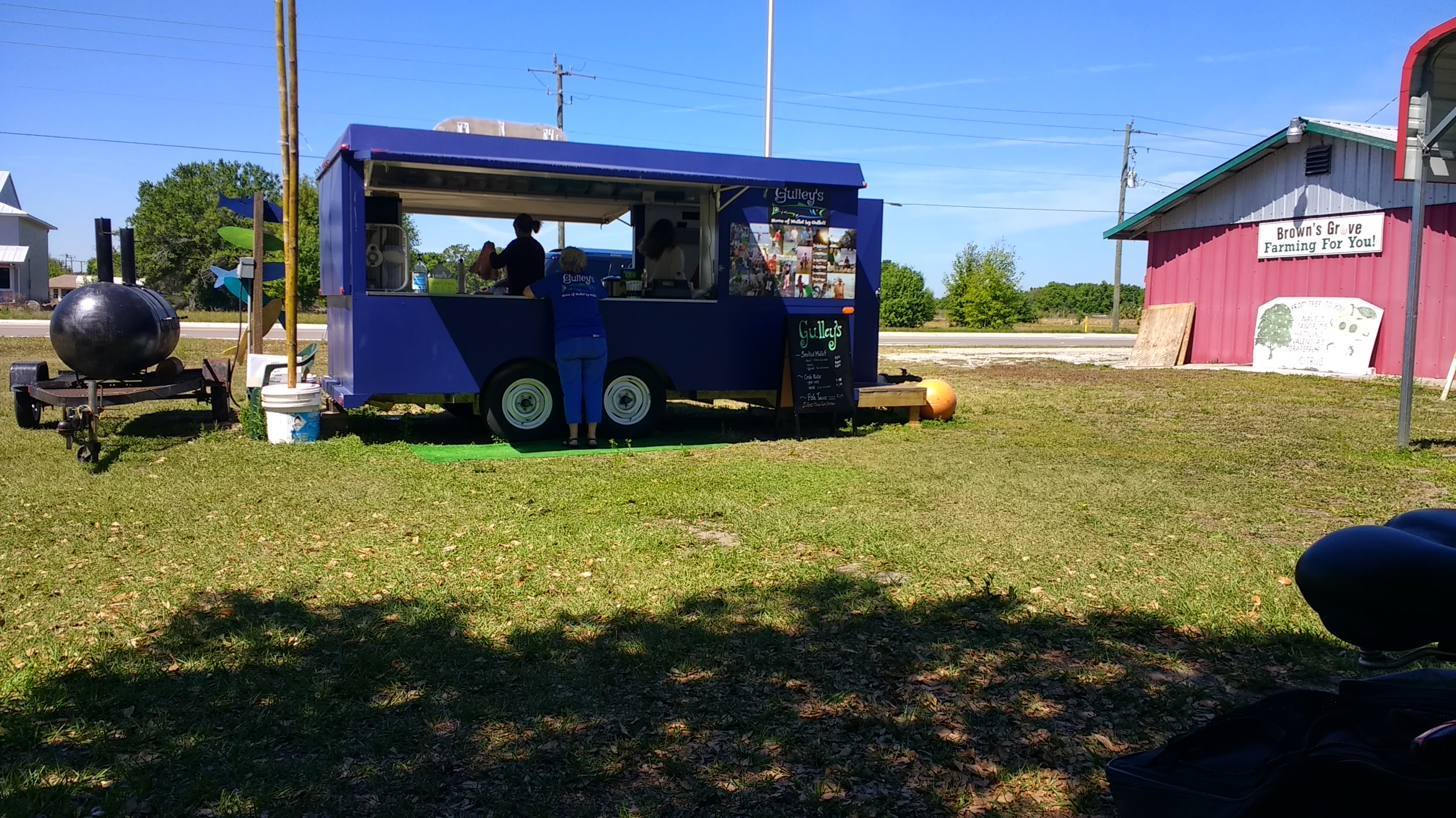 The fried mullet truck where I got lunch