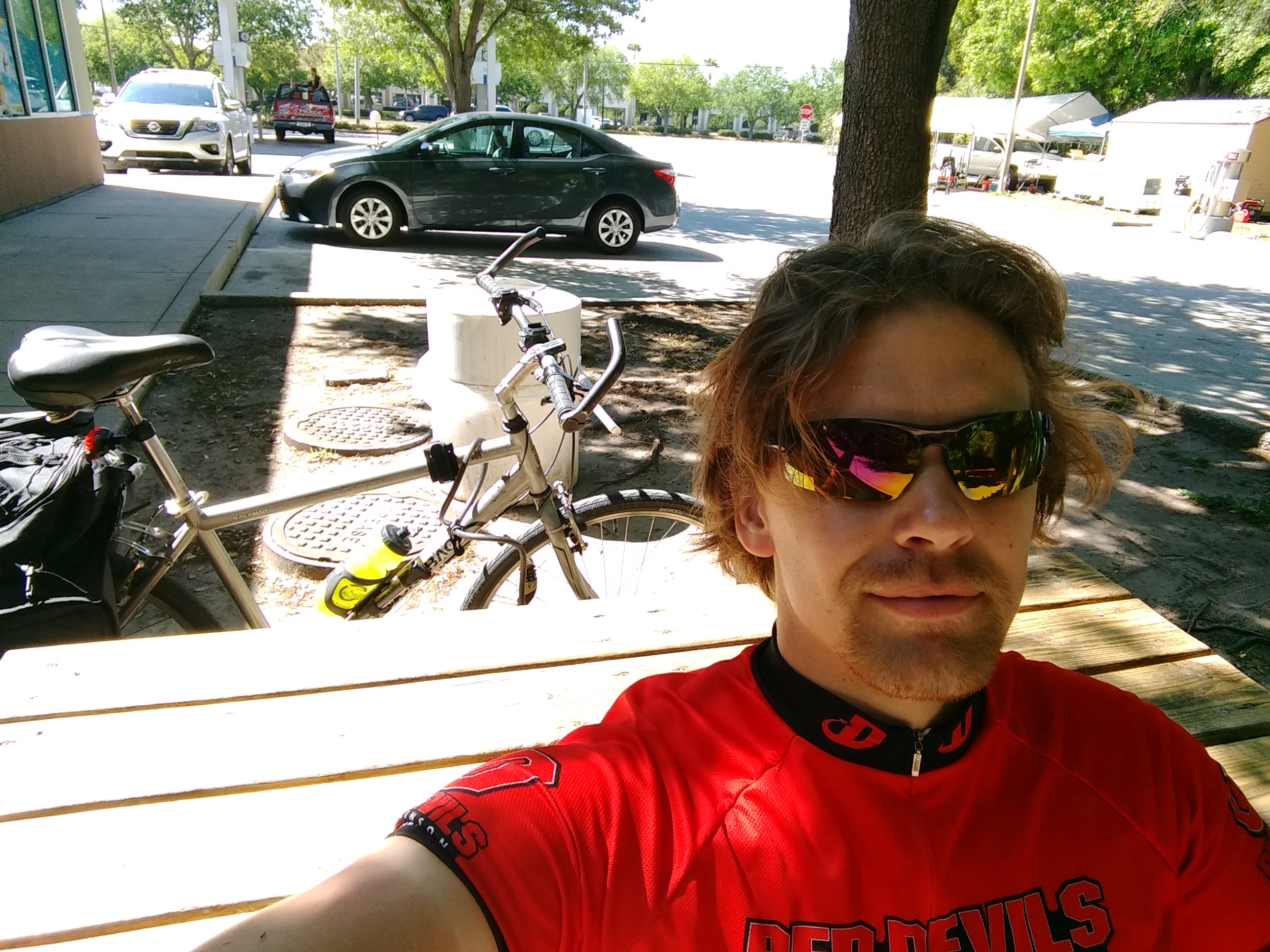 Chillin&rsquo; at a water stop