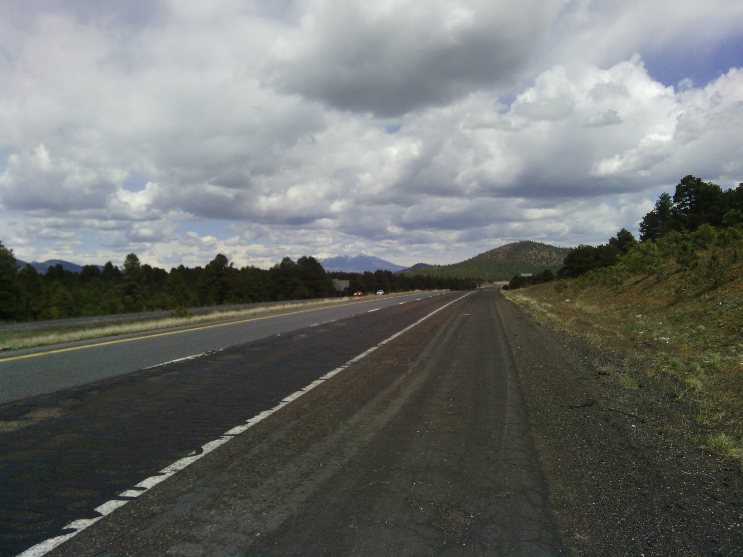 Is that a snow covered mountain ahead?