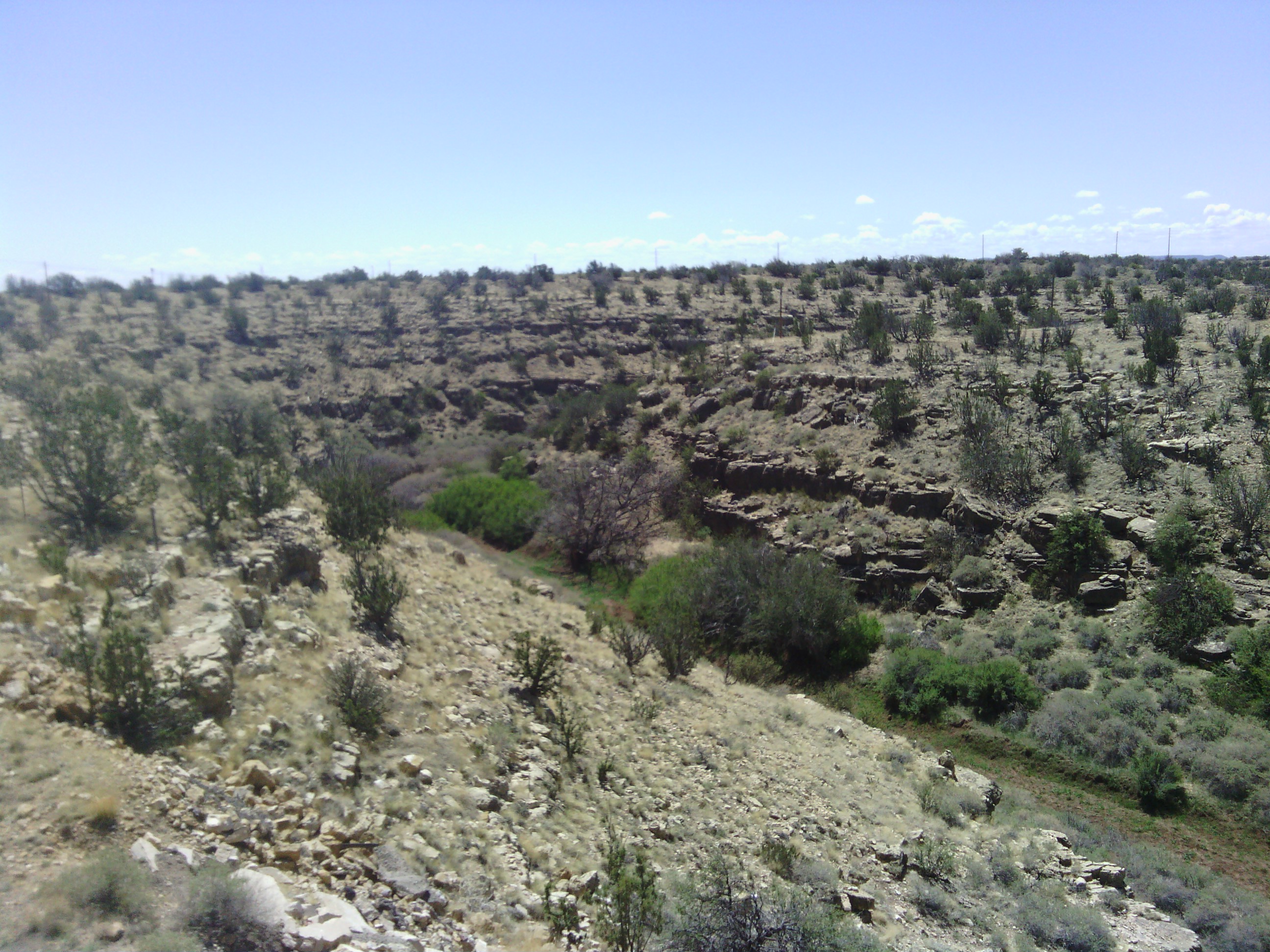 Crossing a canyon