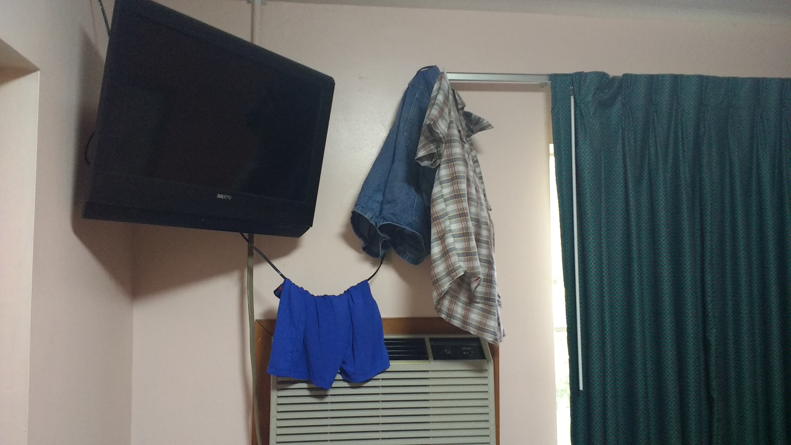 Some clothes drying to go out