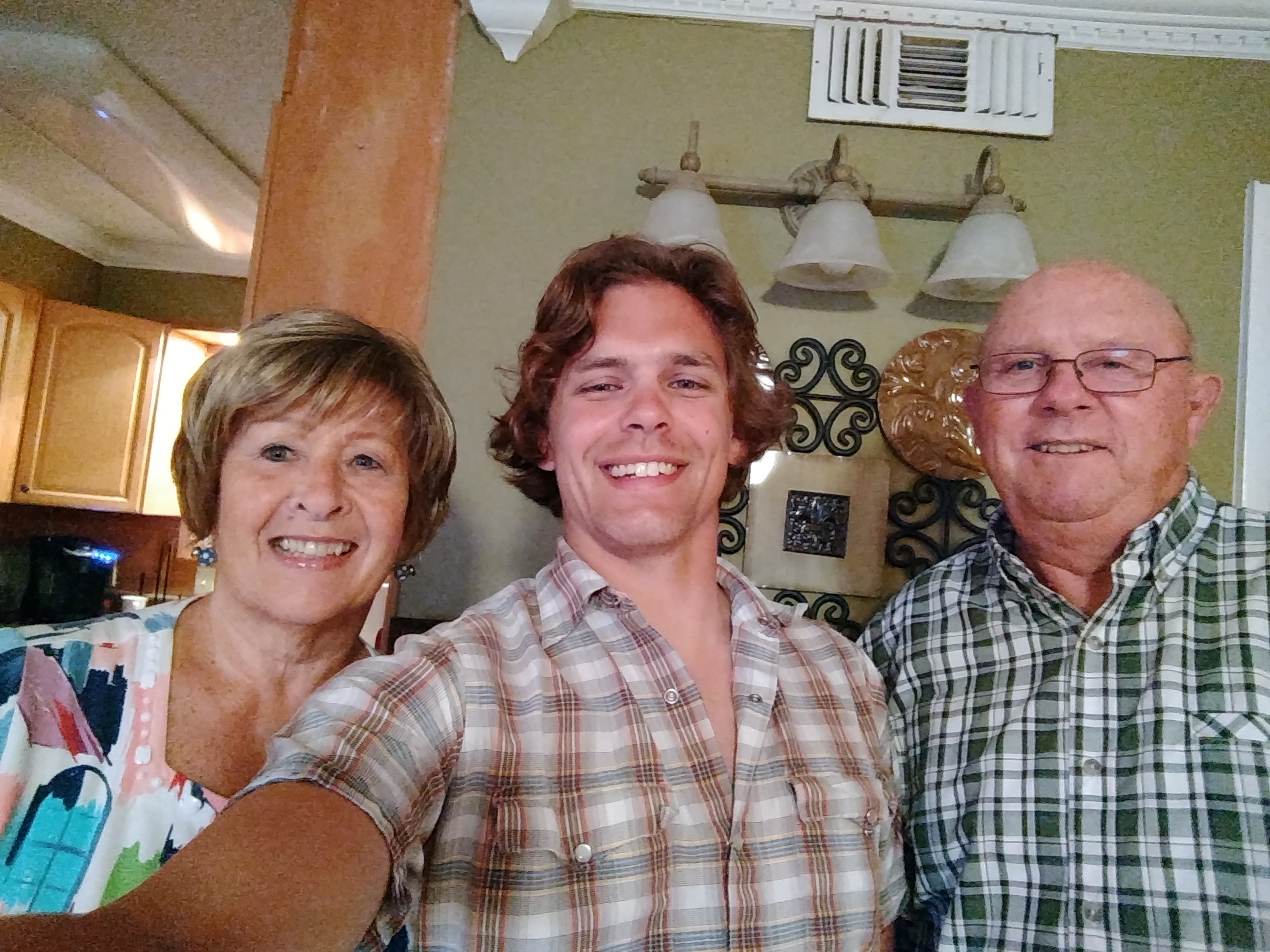 With Sharon and Bob