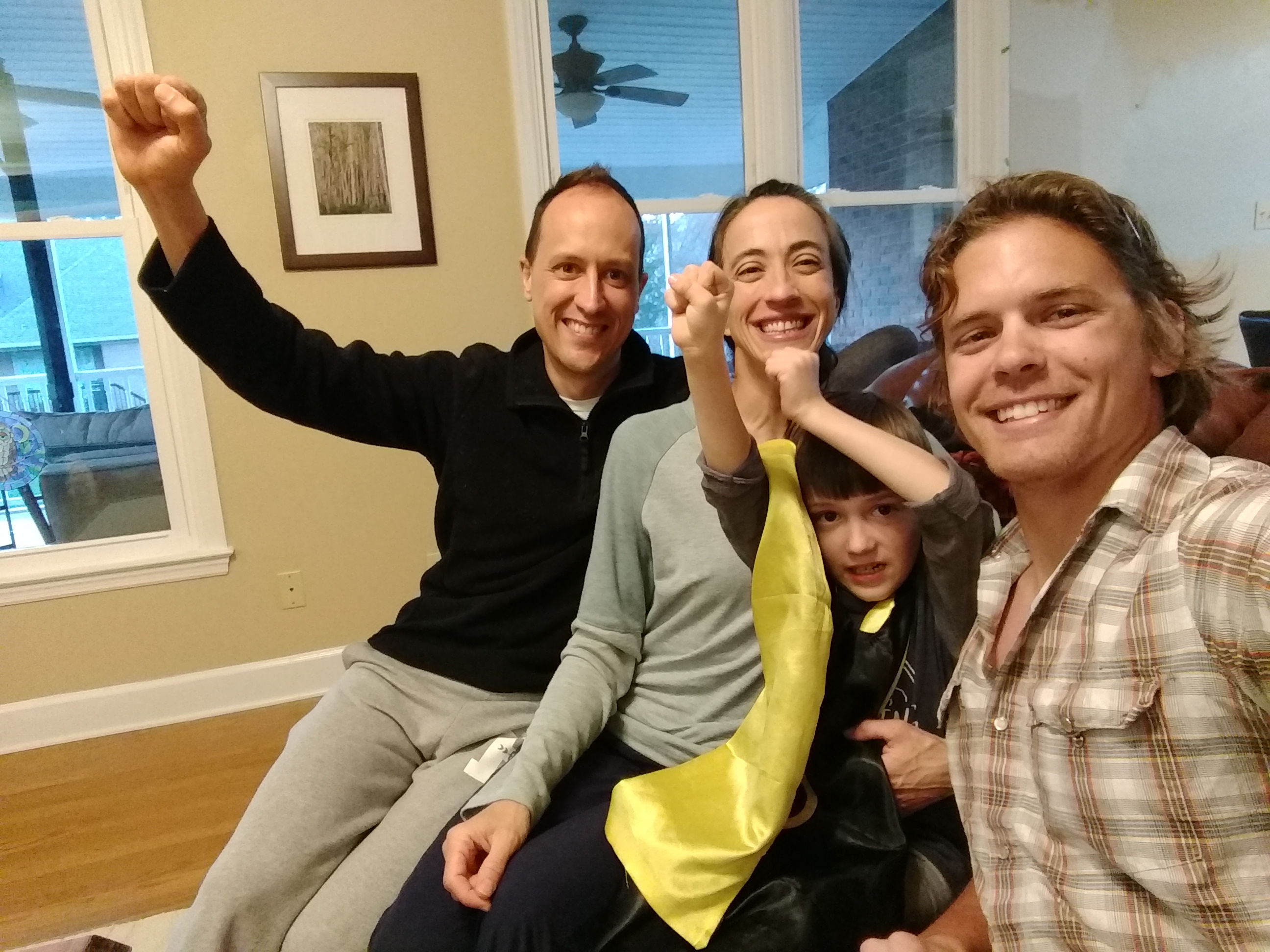 Chilling with Deedra, Andrew, and Matthias