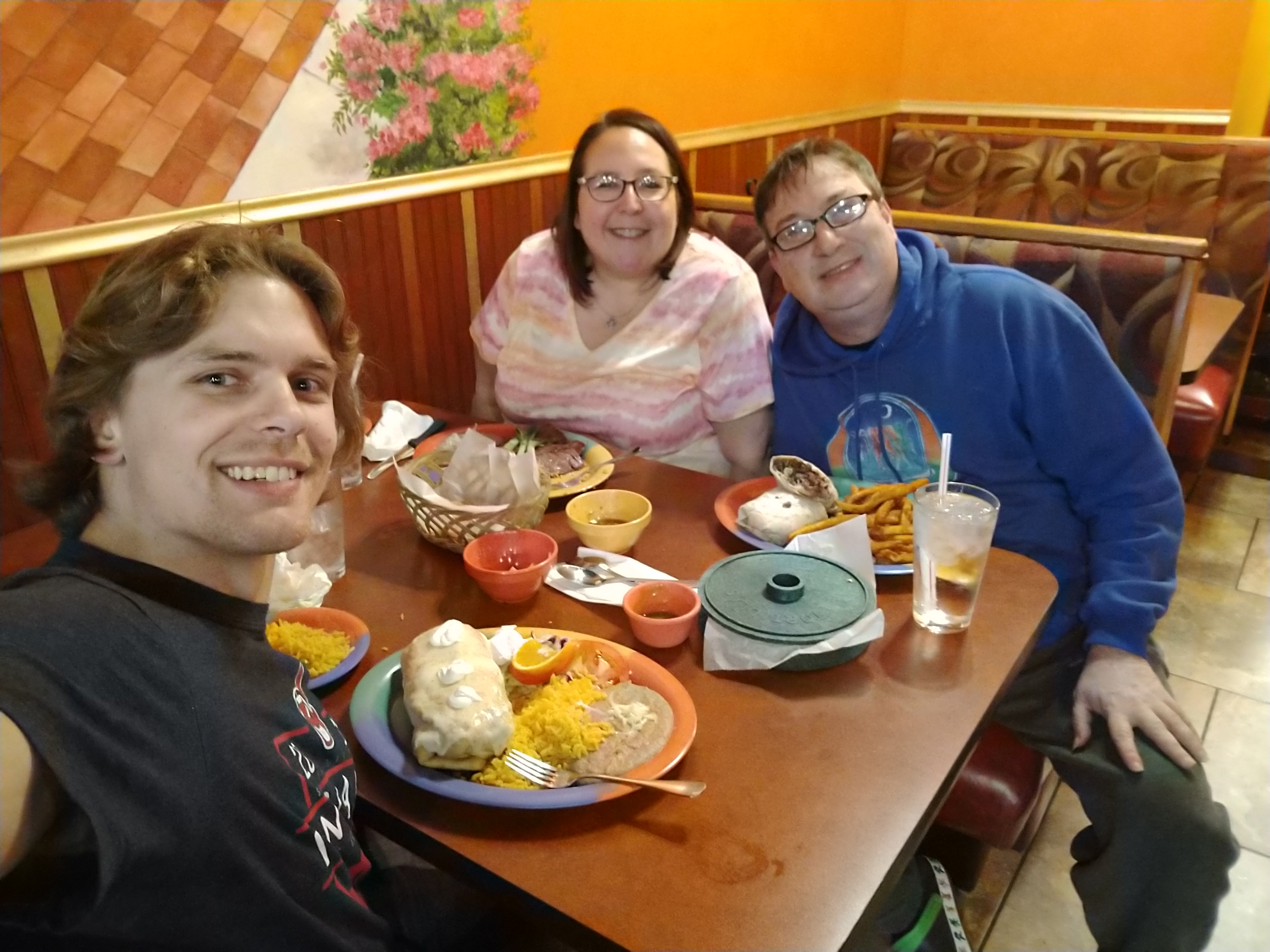 Mexican dinner with Paula and Mike