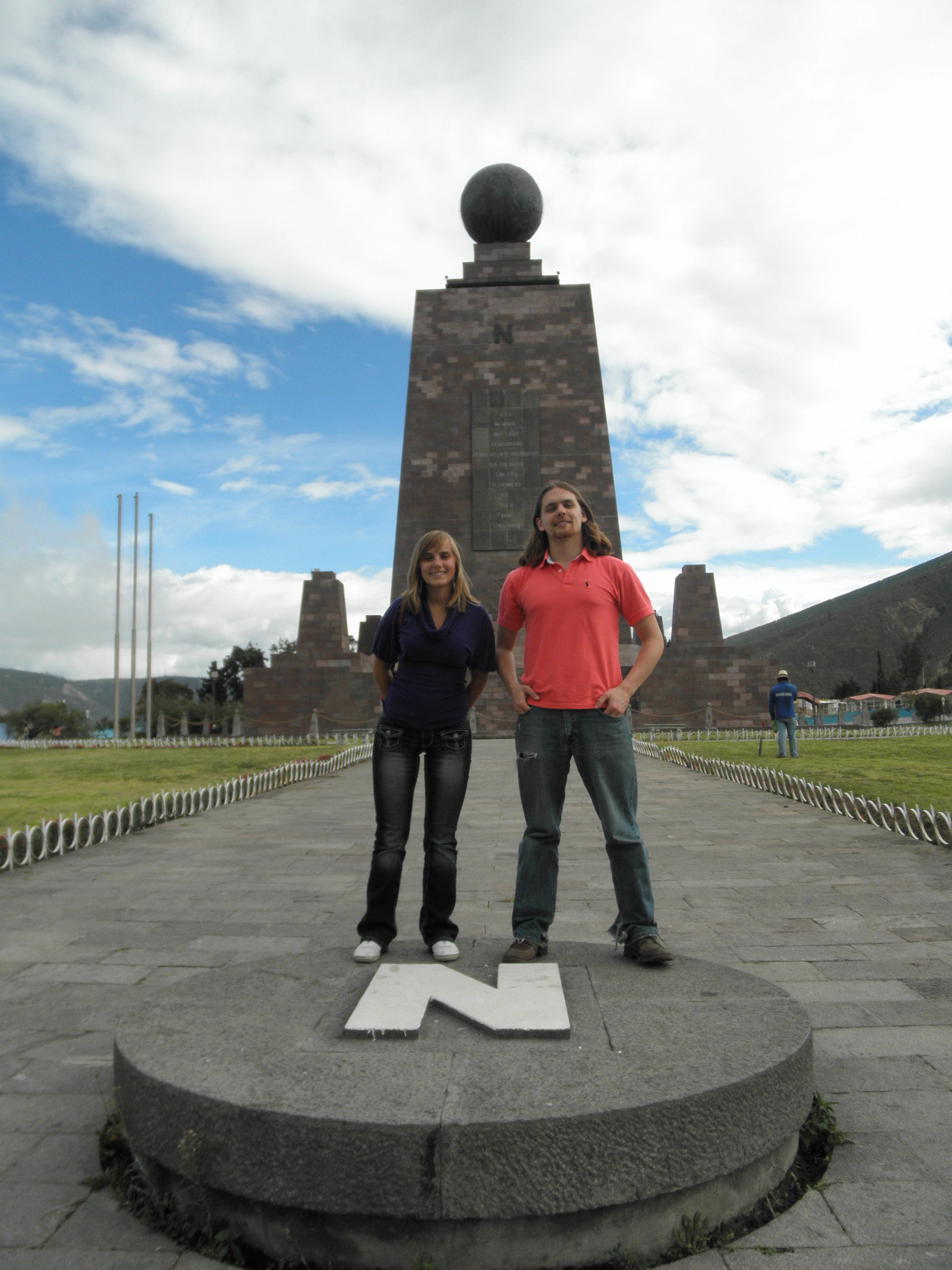 Me ans Sarah in the northern hemisphere