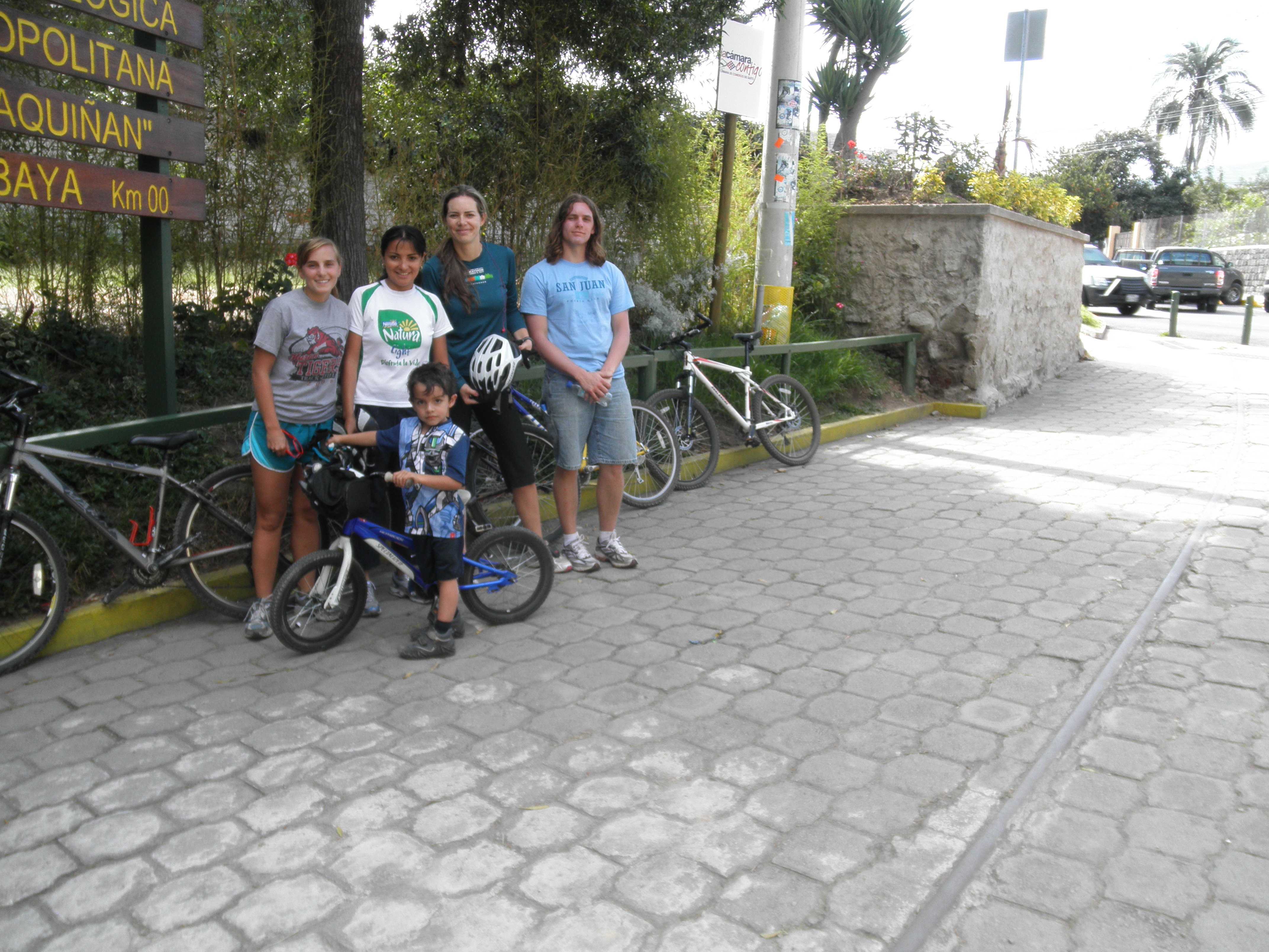 After a biking trip