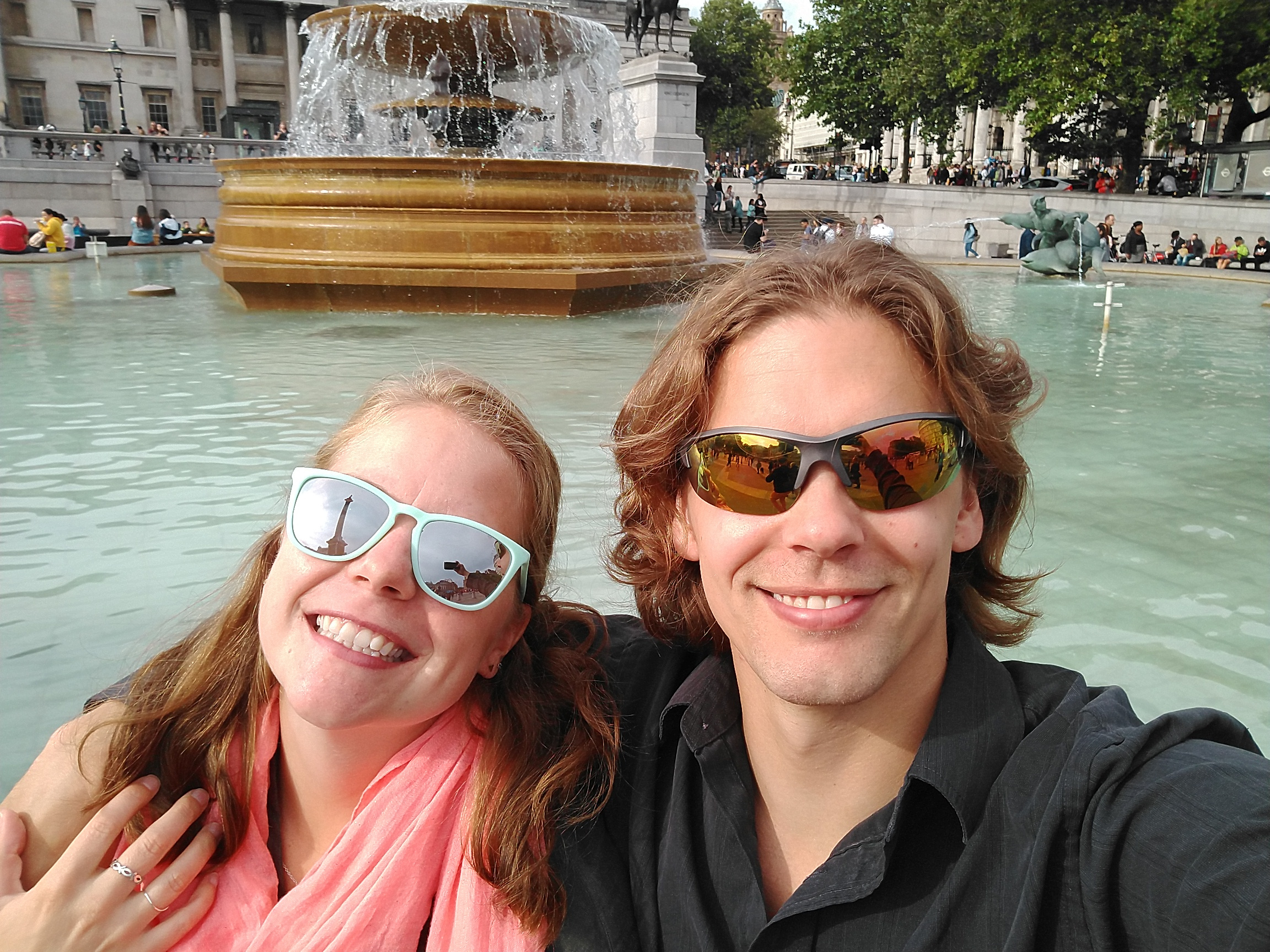 A fountain in the heart of London.