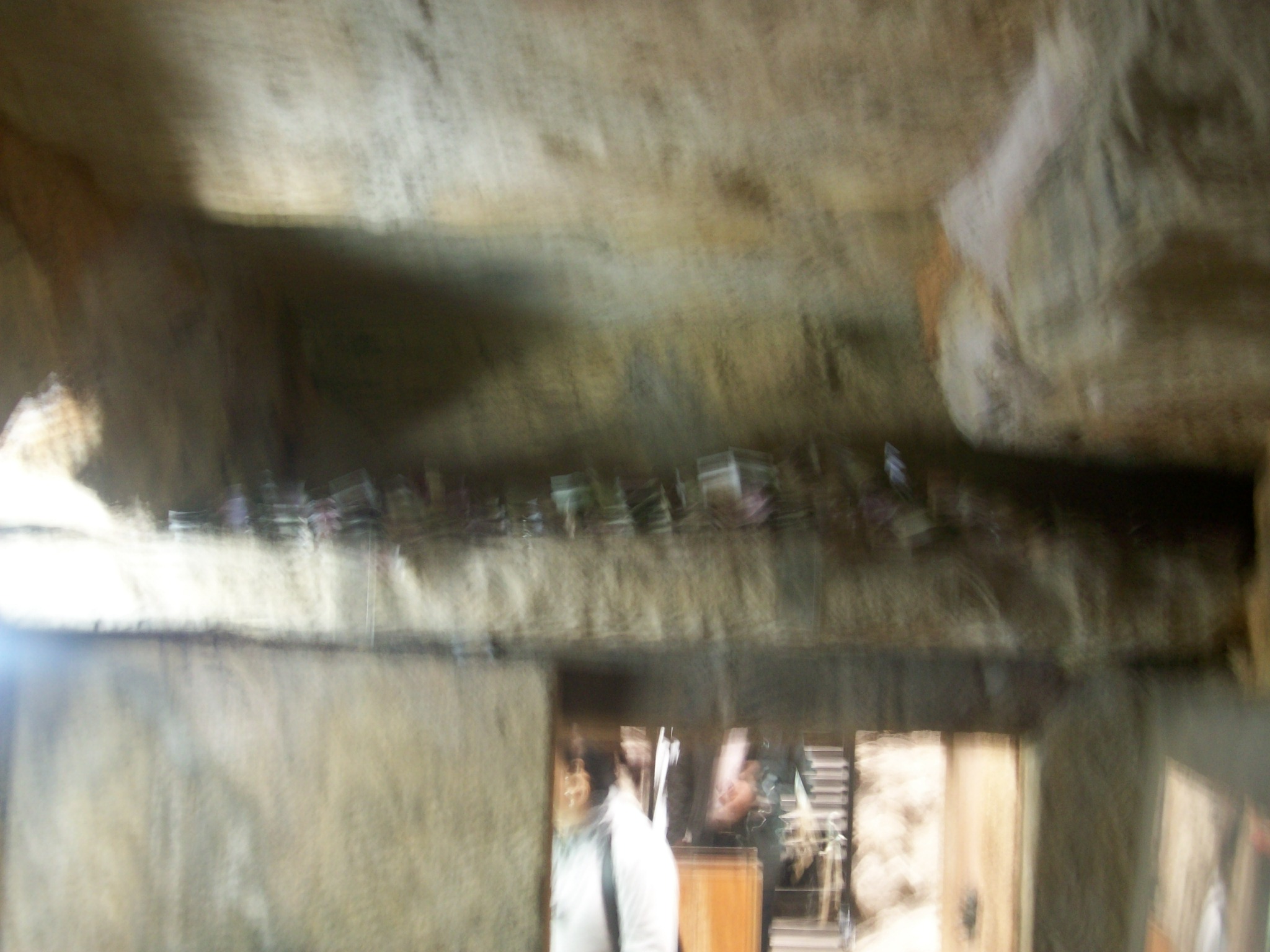 You can actually walk inside it.  People leave cash lying above the door for good luck.  I wanted to grab some.