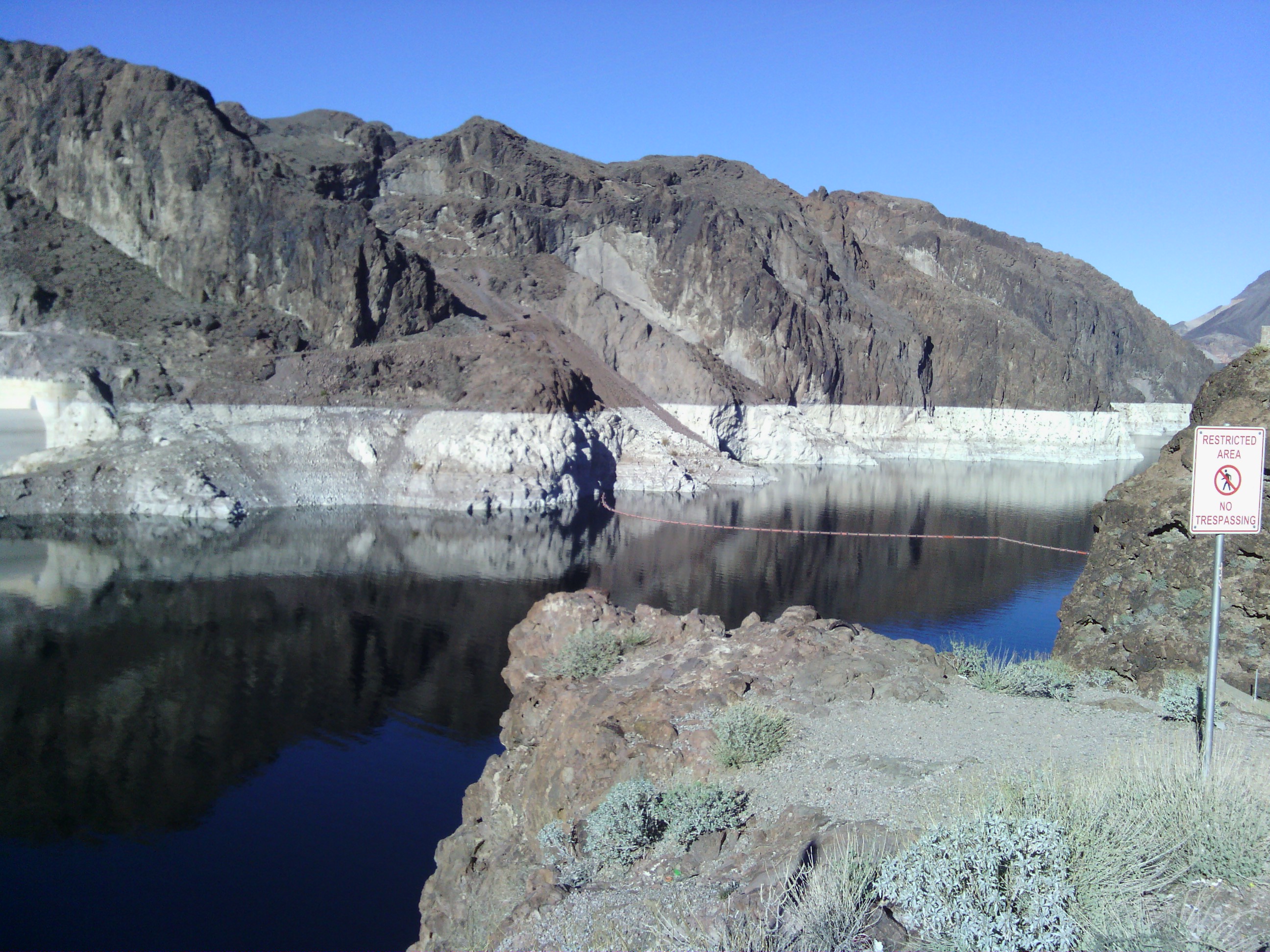 See where the water line used to be?