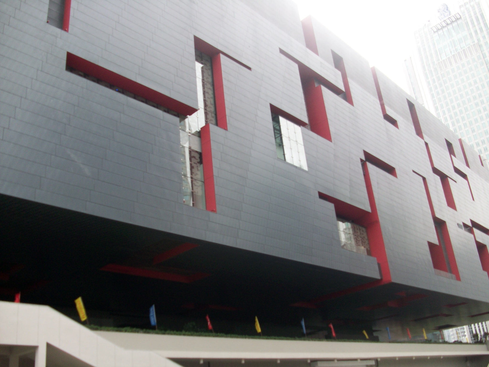 This is the outside of the museum building