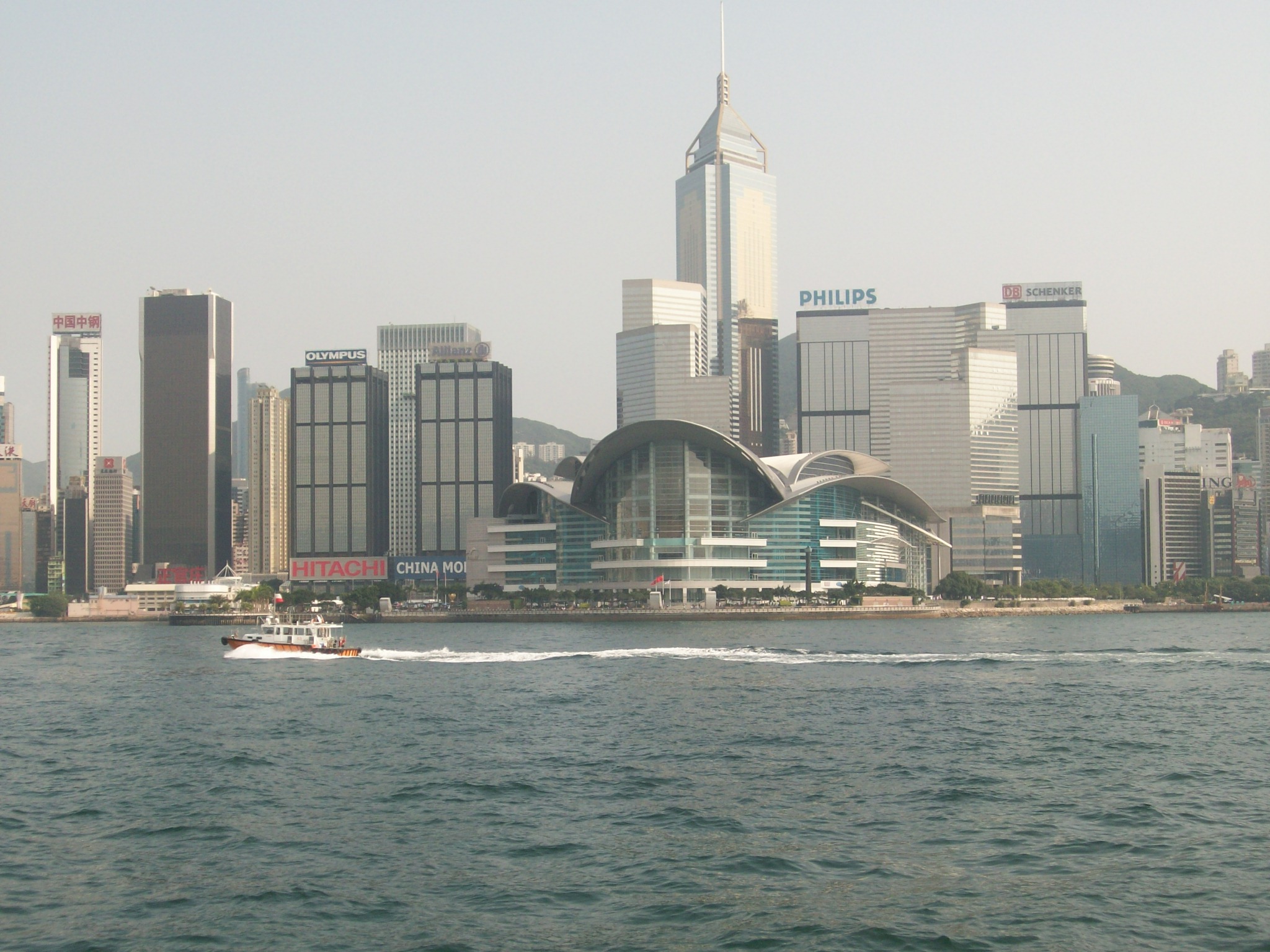 This is part of the skyline as seen from the bay.