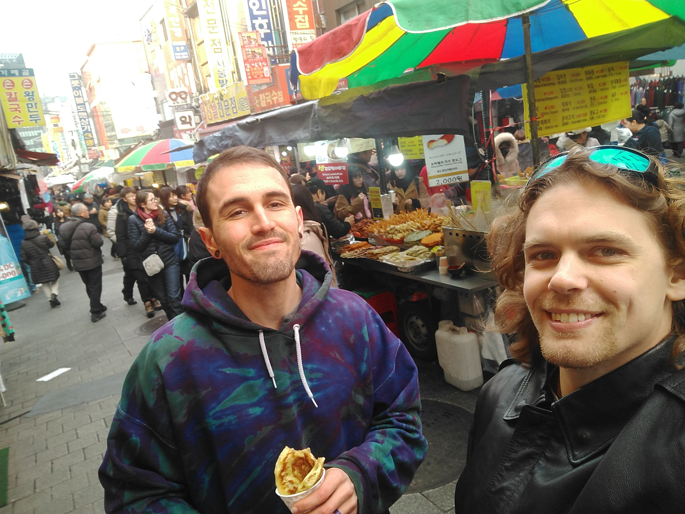 Street market last morning