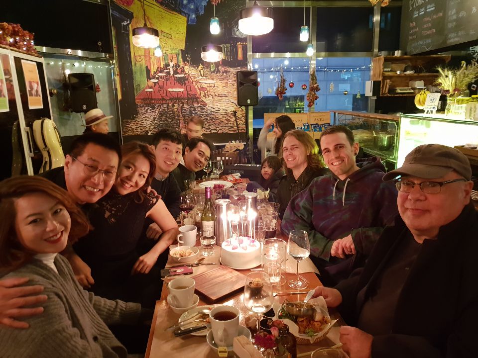 Gathering in Seoul for Jocellin’s birthday first night