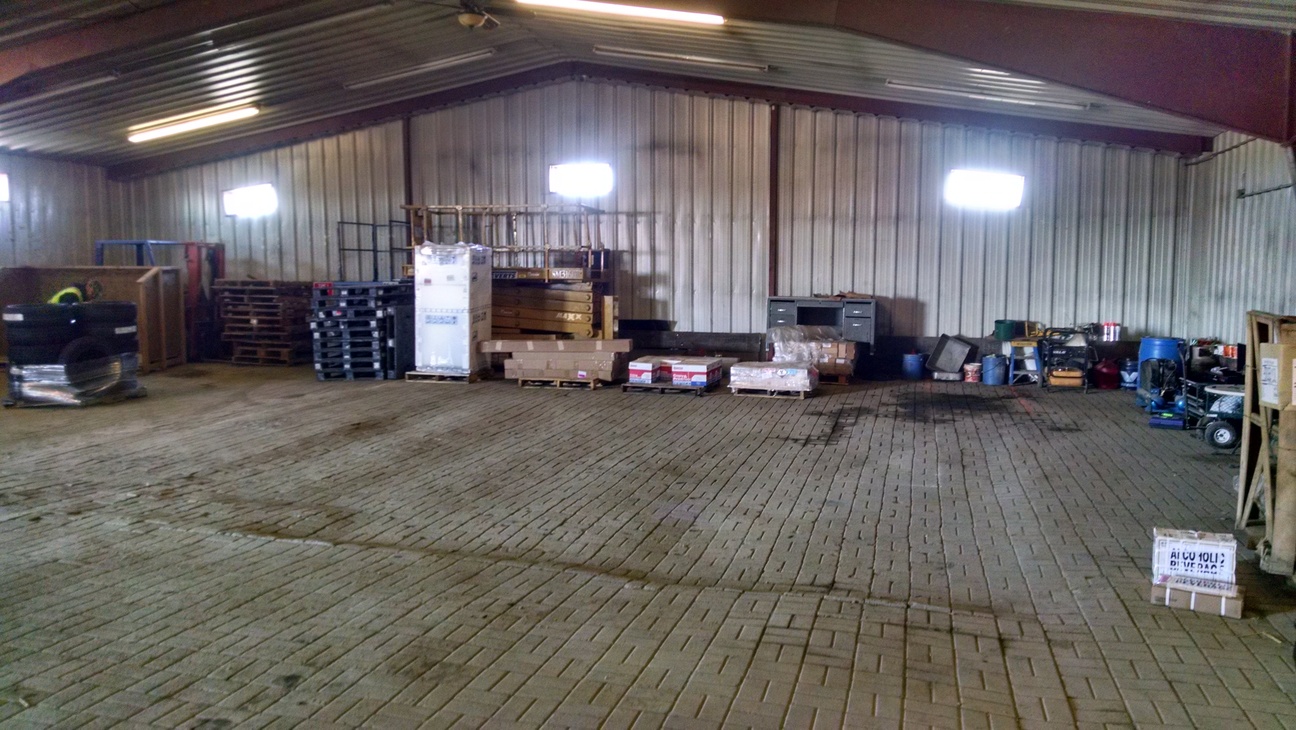 And the warehouse. Low on freight &ndash; just the way I like it.