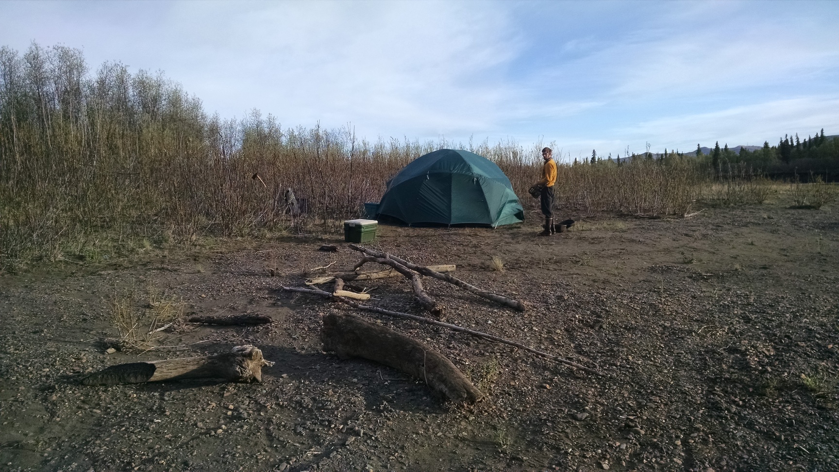 Camp for the first two nights